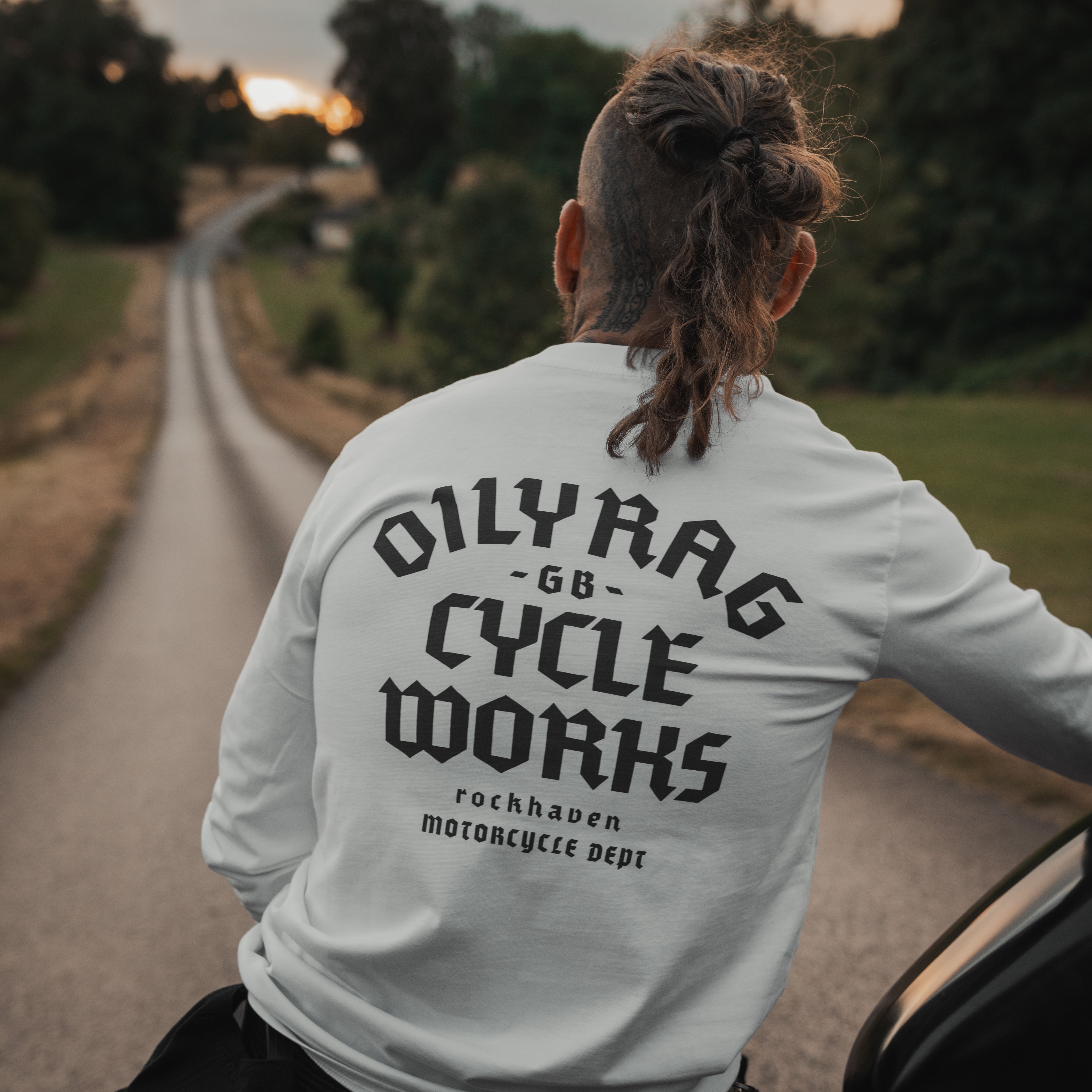 Blackletter L/S T-Shirt - White