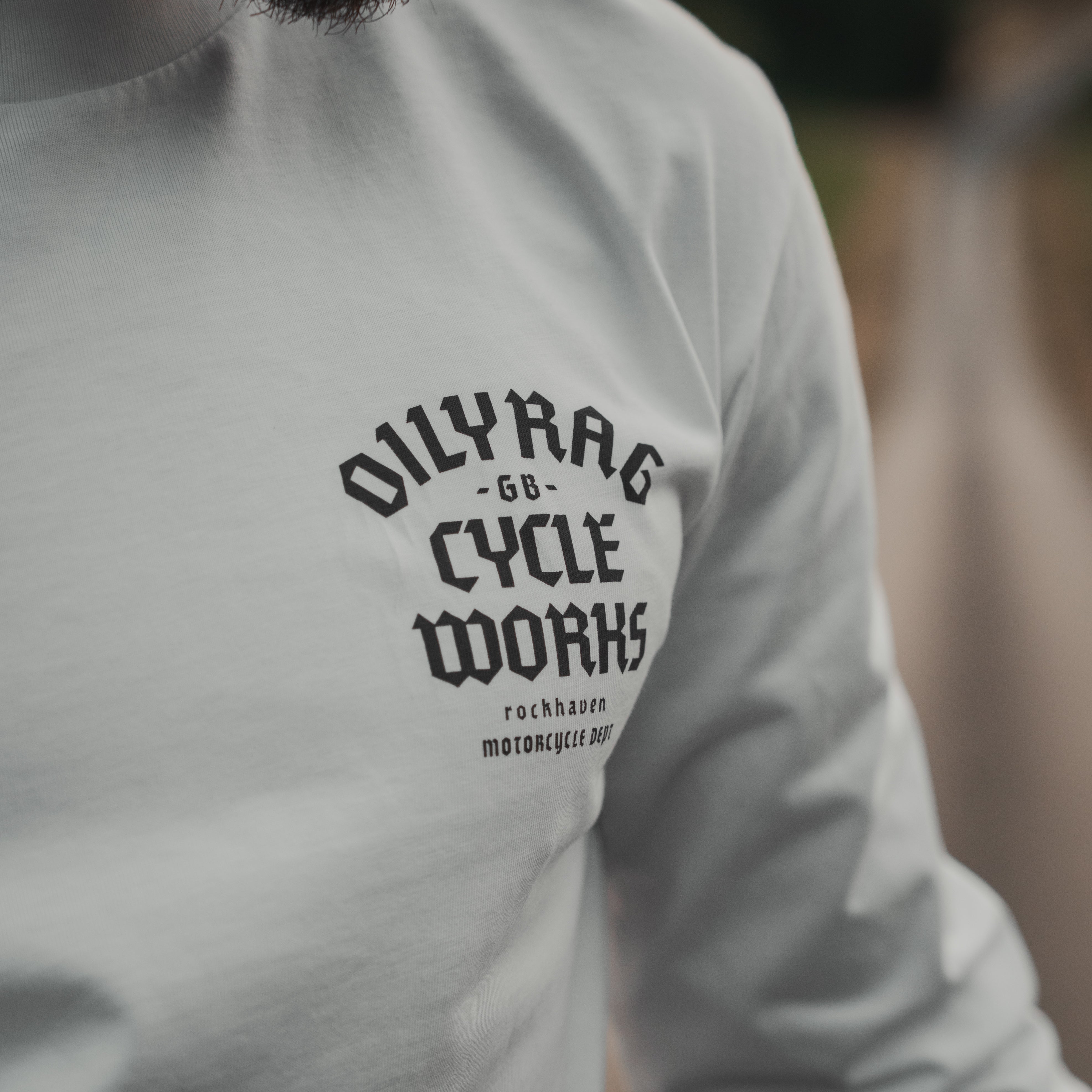 Blackletter L/S T-Shirt - White