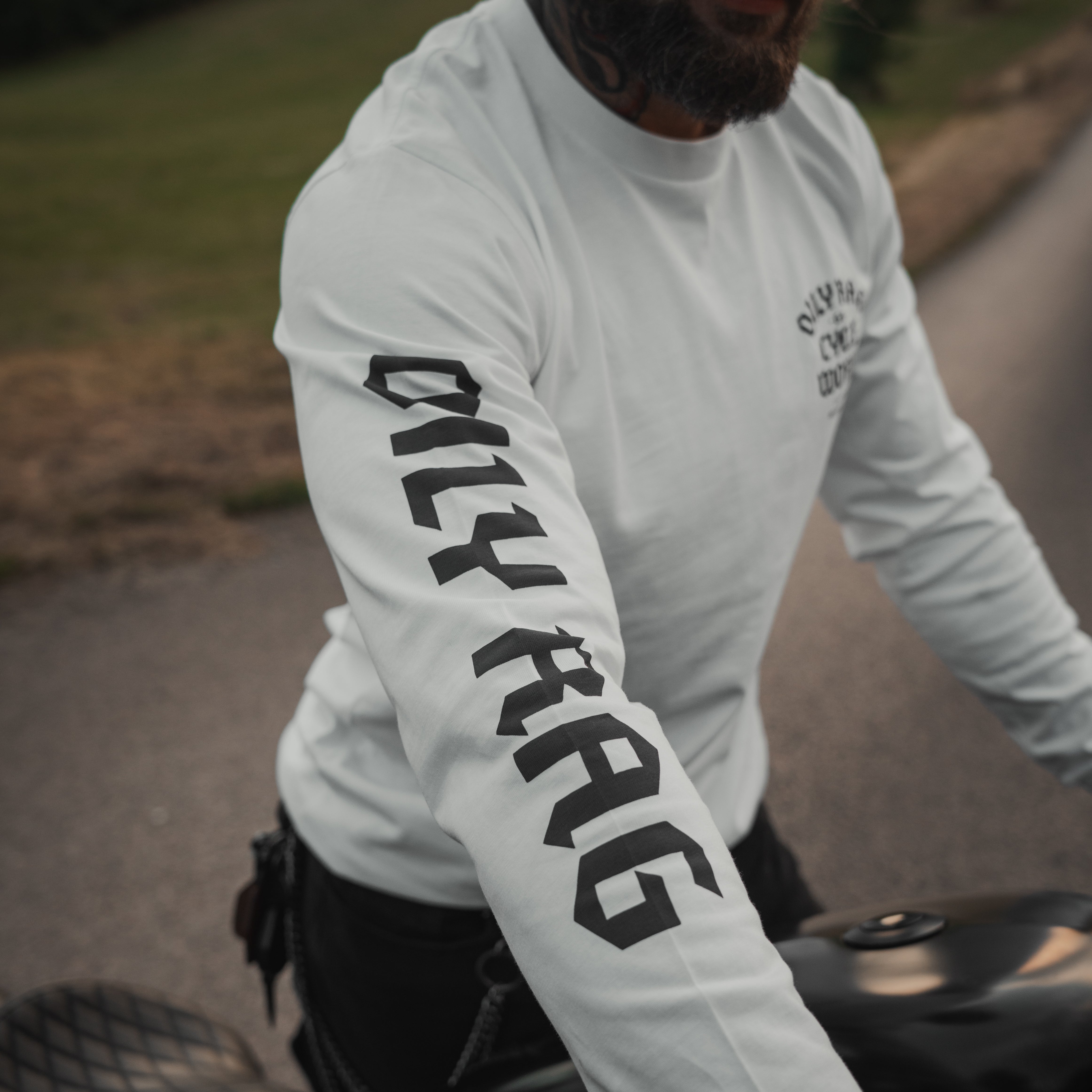 Blackletter L/S T-Shirt - White