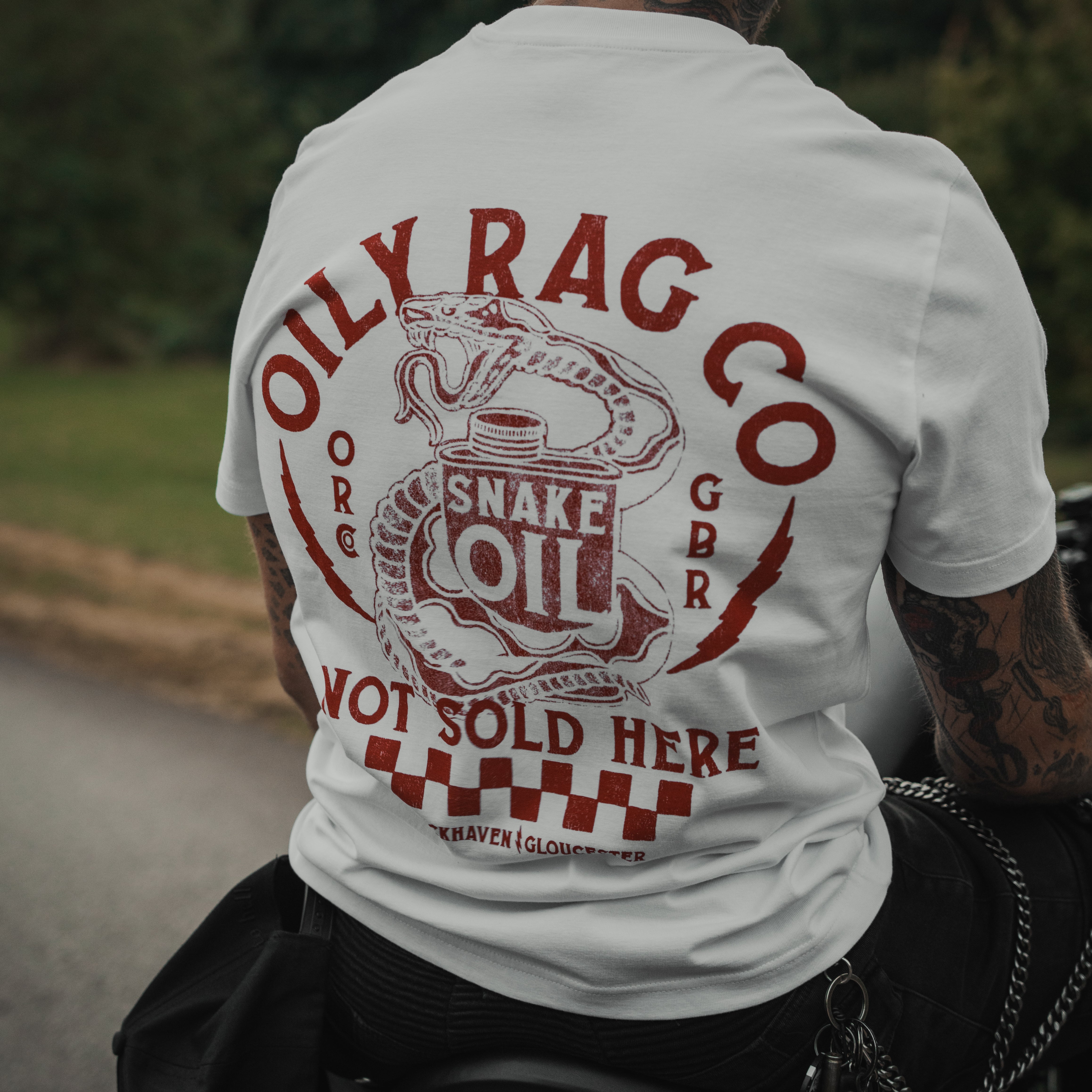 Snake Oil T-shirt - White