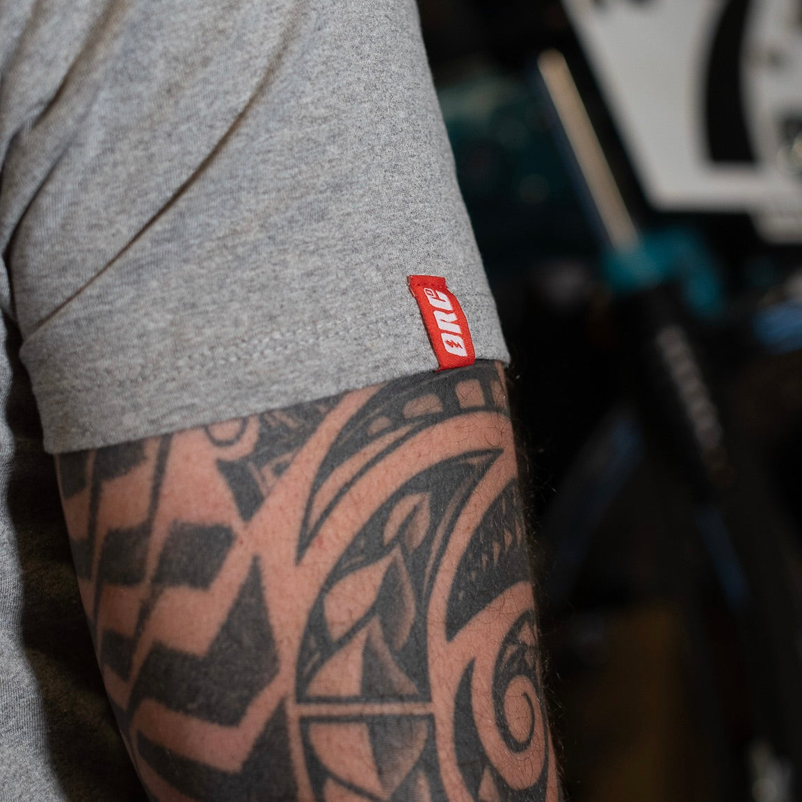 Braap Motorcycle T-shirt - Back Print - Urban Style collection - Grey