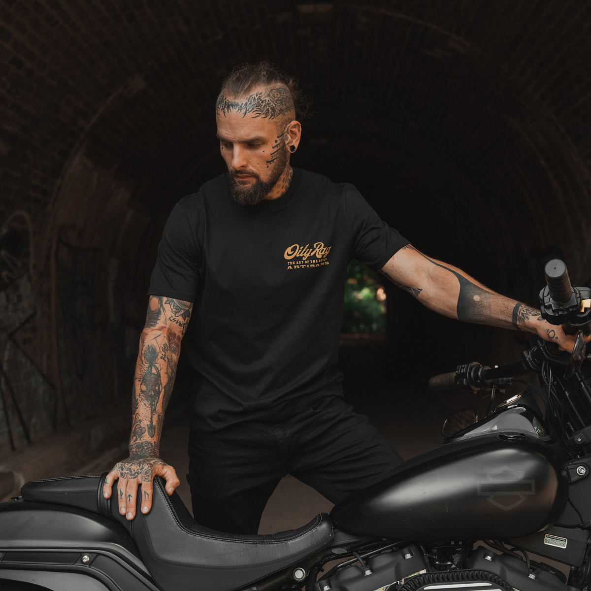 Paint & Pinstriping Artisan T-shirt - Back Print - Black