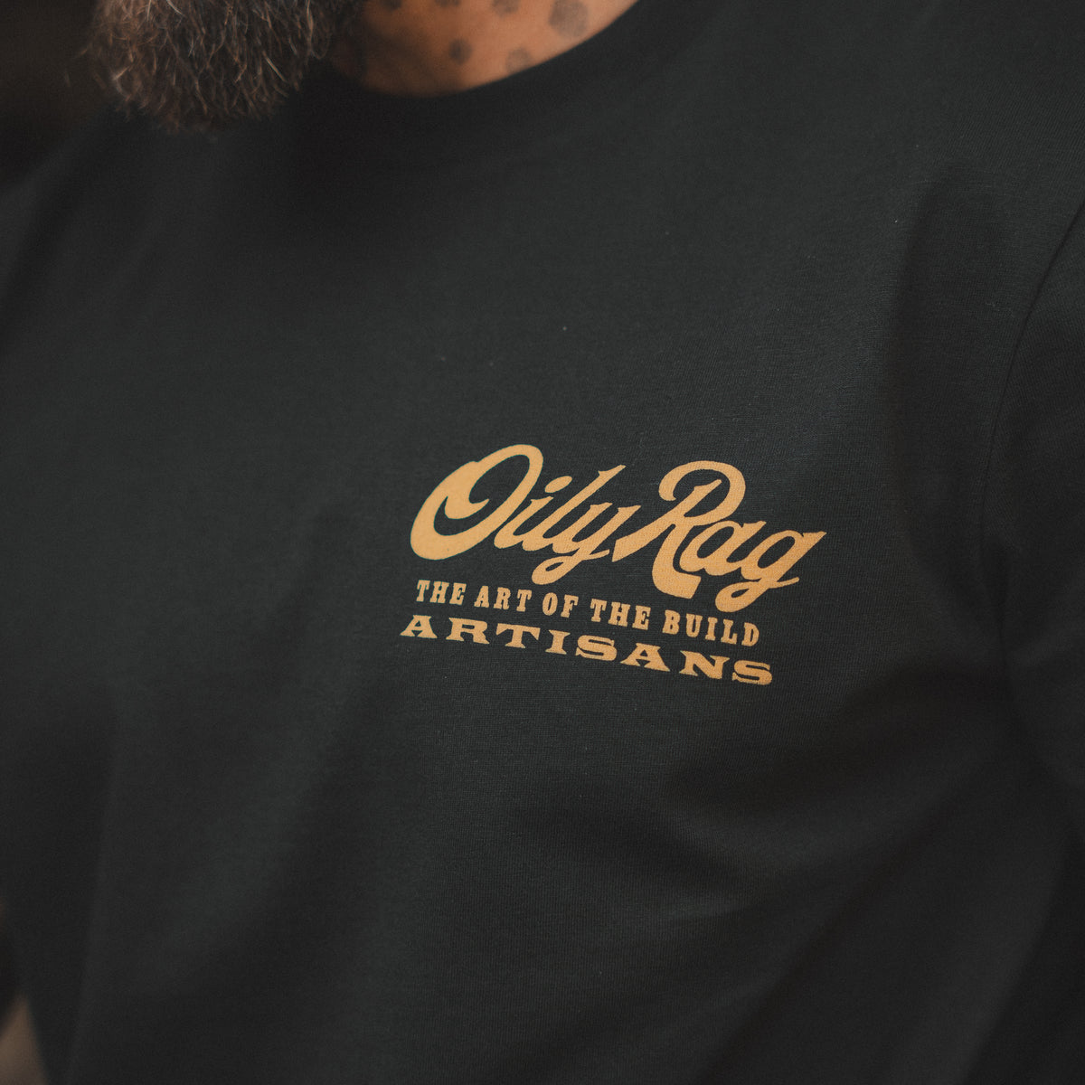 Paint & Pinstriping Artisan T-shirt - Back Print - Black