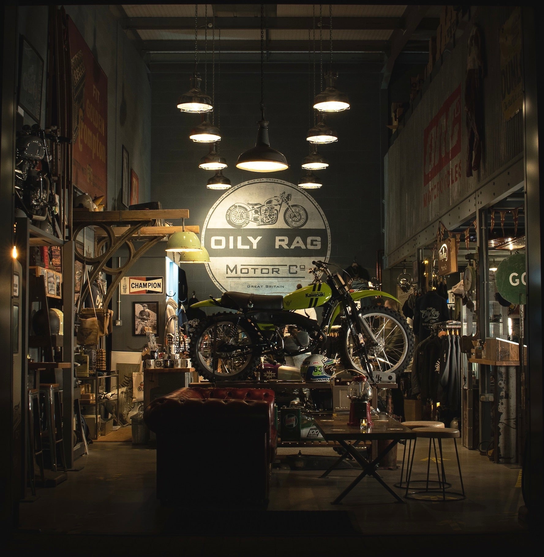 Oily Rag Co Bobber Tshirt - Urban Style Collection - Grey