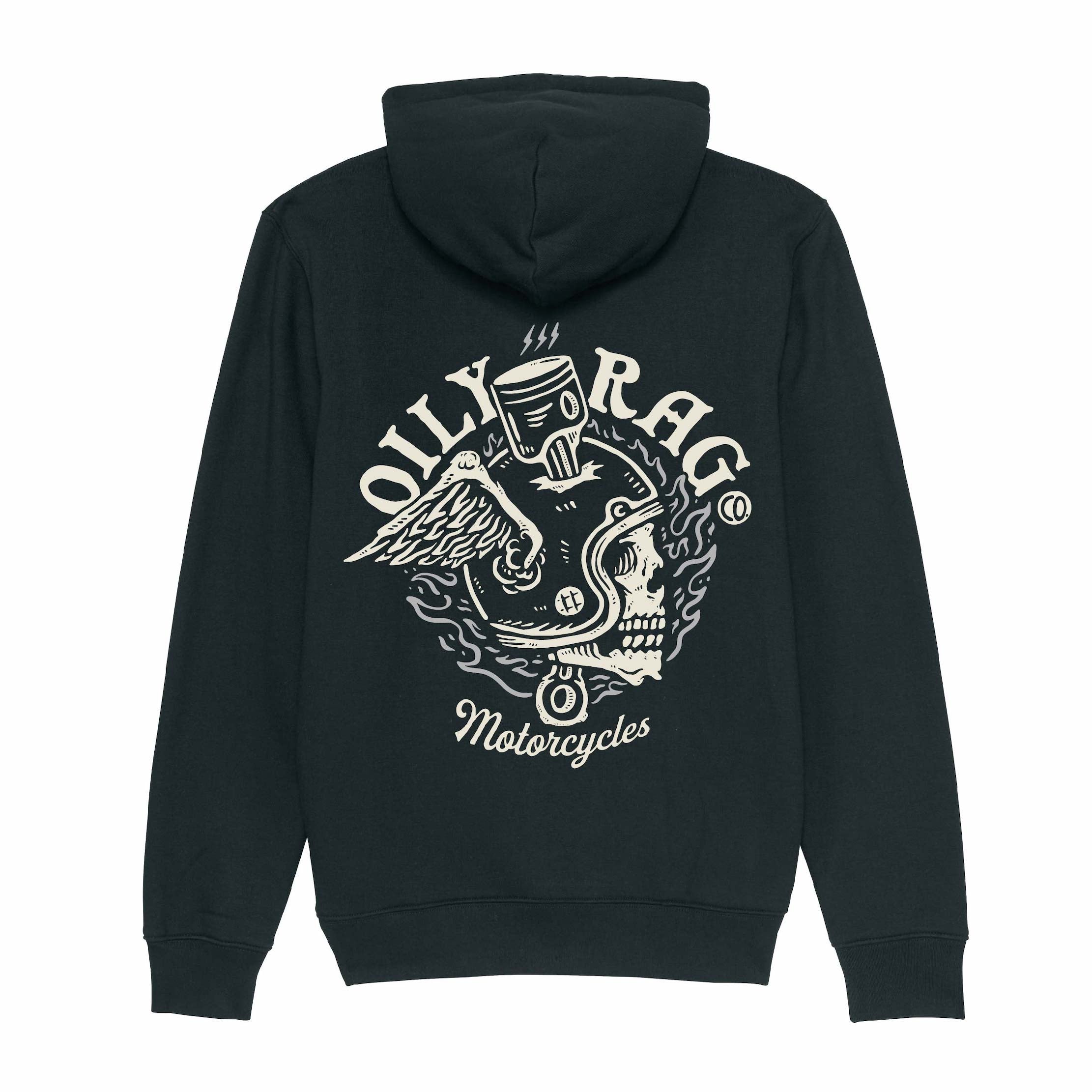 back design, hoodie, mens hood, motorcycle biker