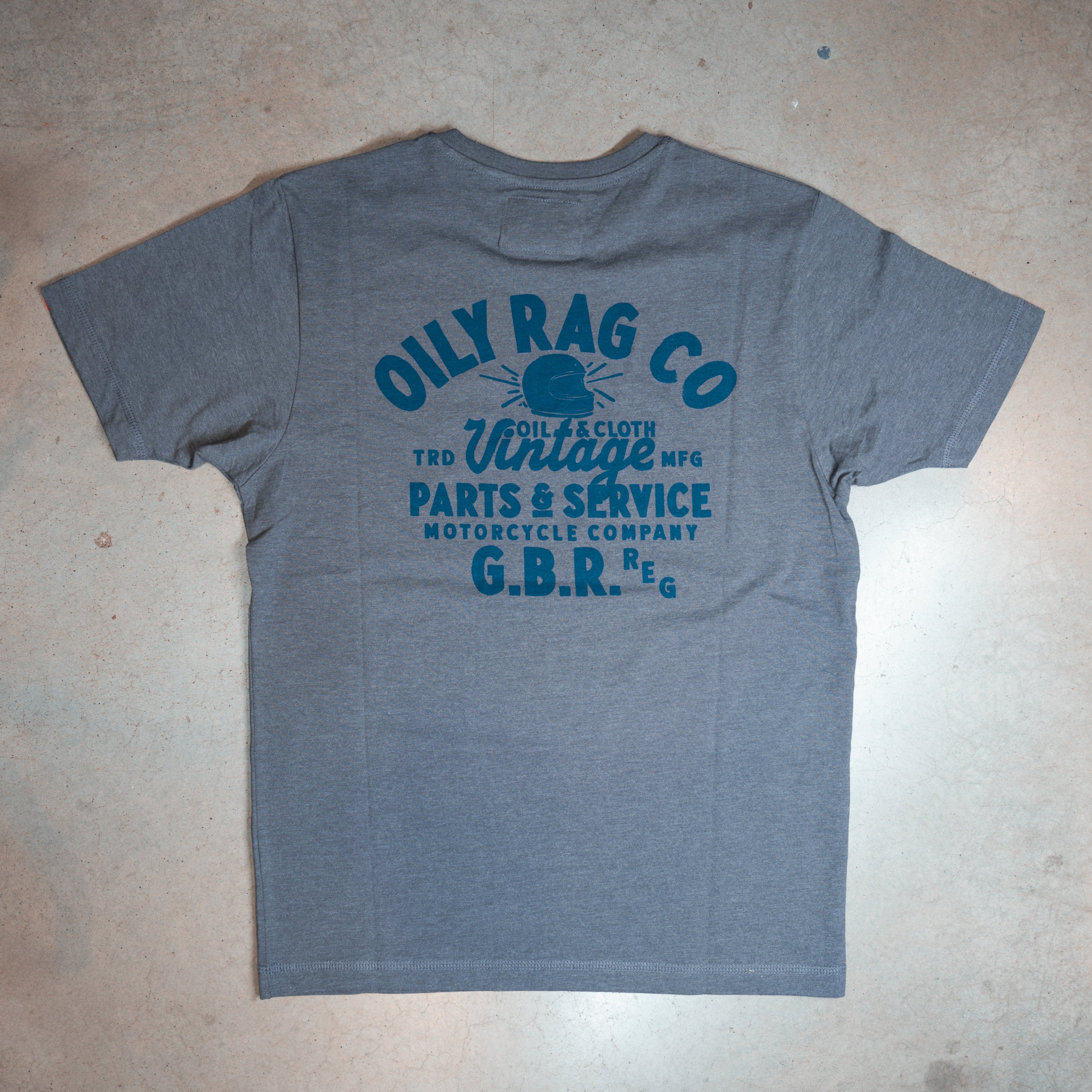 G.B.R. Vintage Tee - Grey - Black Label Collection