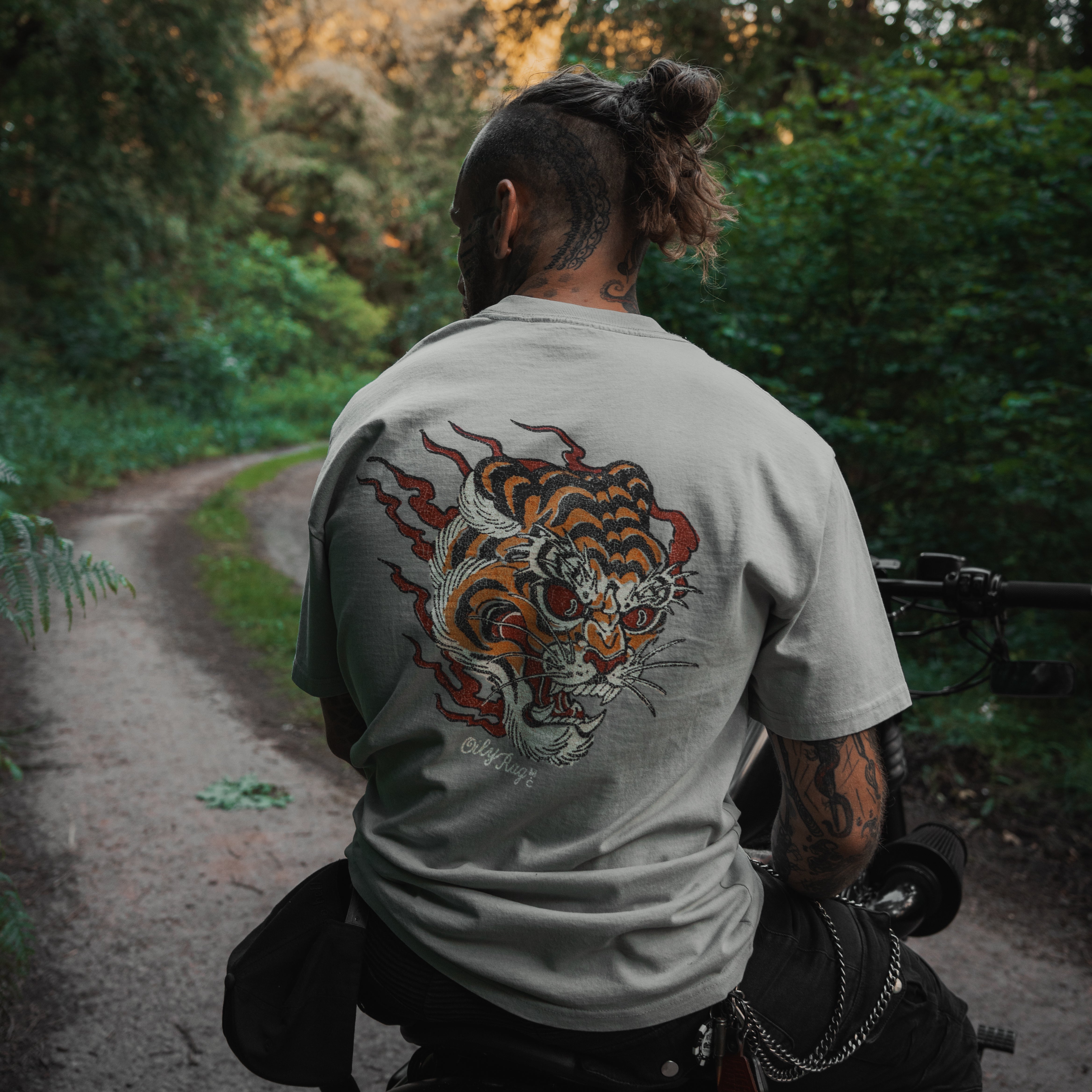 Flame & Fury T-Shirt - Silver