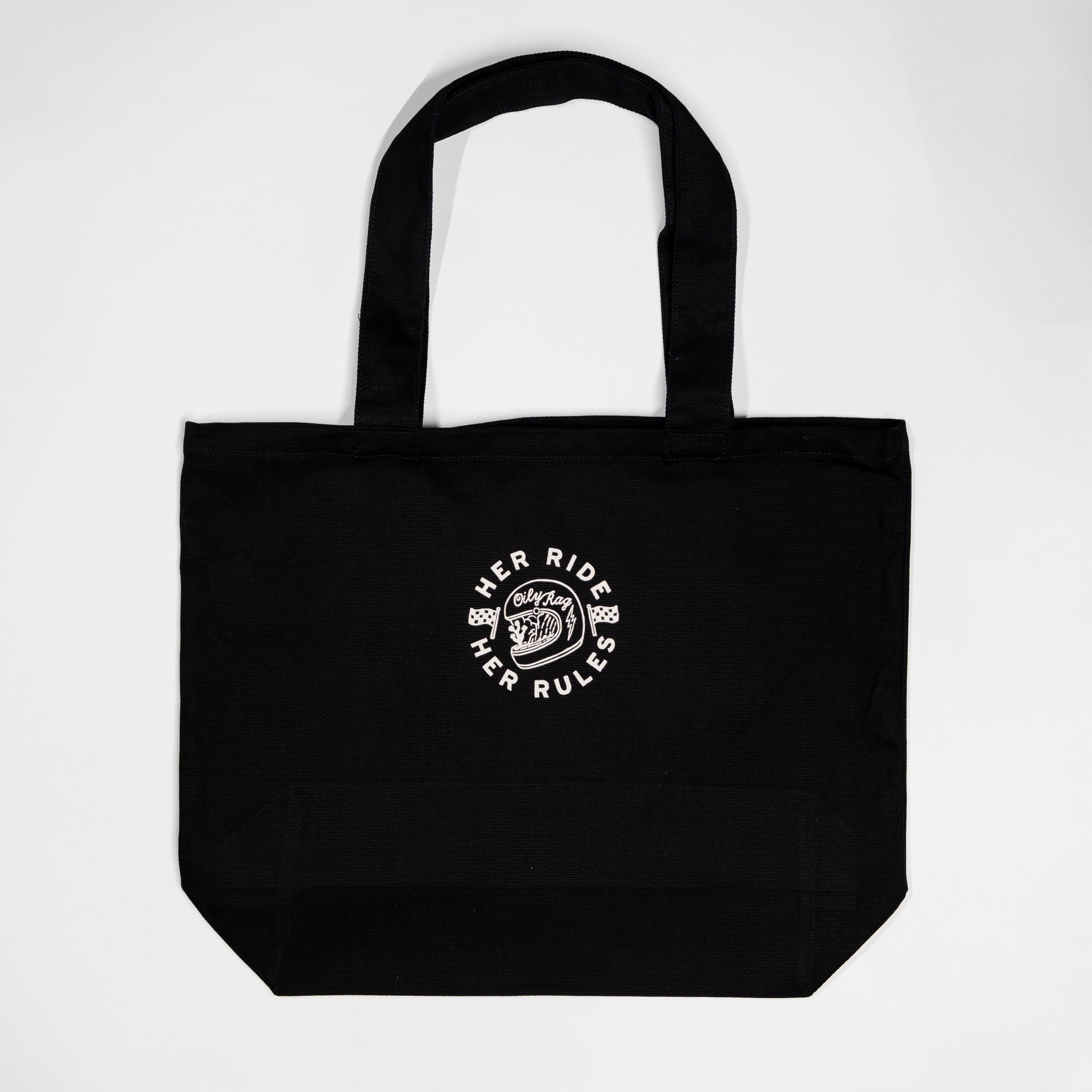 Her Ride Her Rules Tote Bag