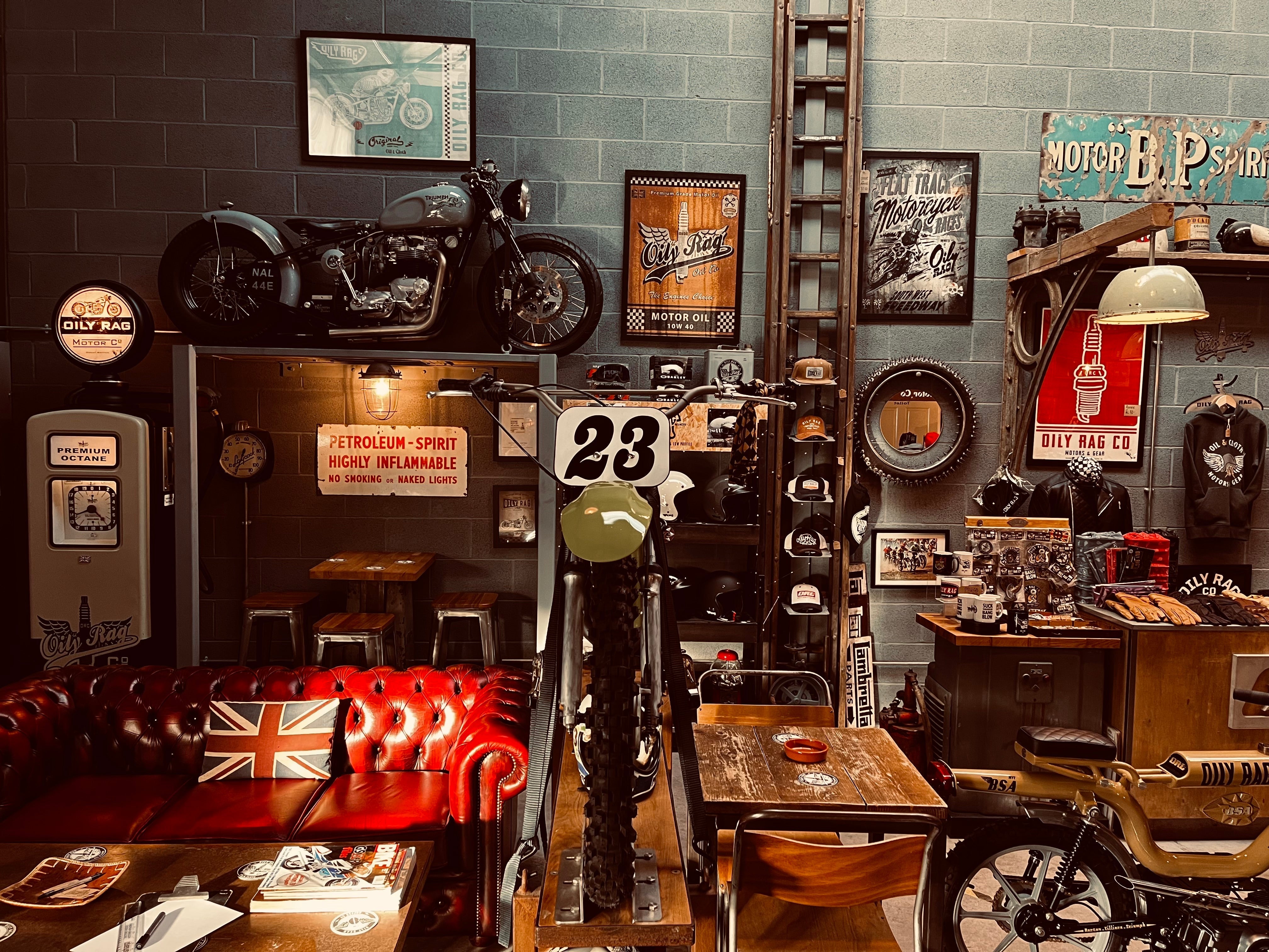 Oily Rag Co Bobber Tshirt - Urban Style Collection - Grey