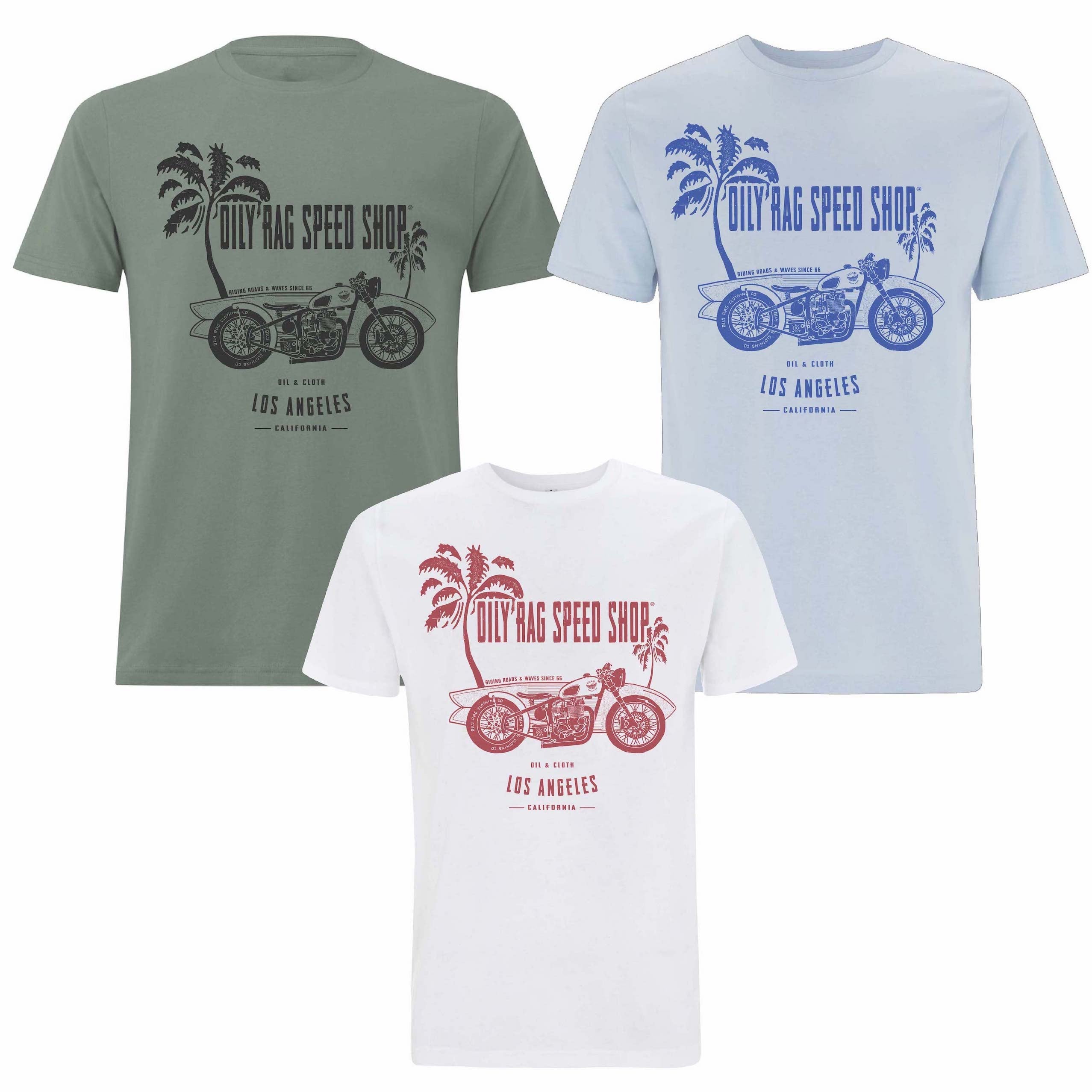 Oily Rag Speed Shop T-Shirt - Los Angeles Edition | Oily Rag Co