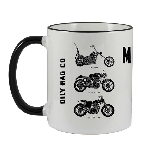 motorcycle mug motorbike biker gift chopper cafe racer flat tracker