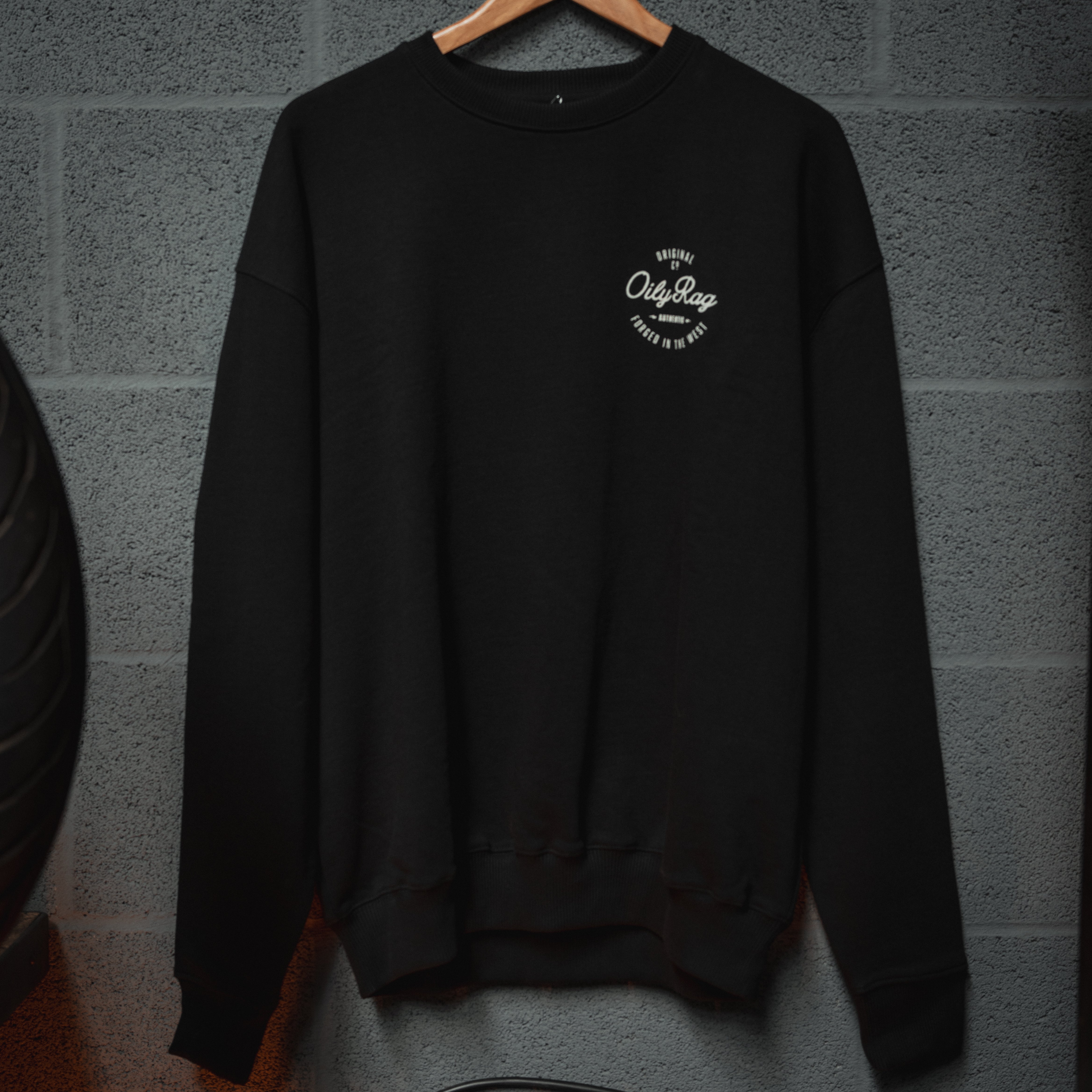 Script Sweatshirt - Black