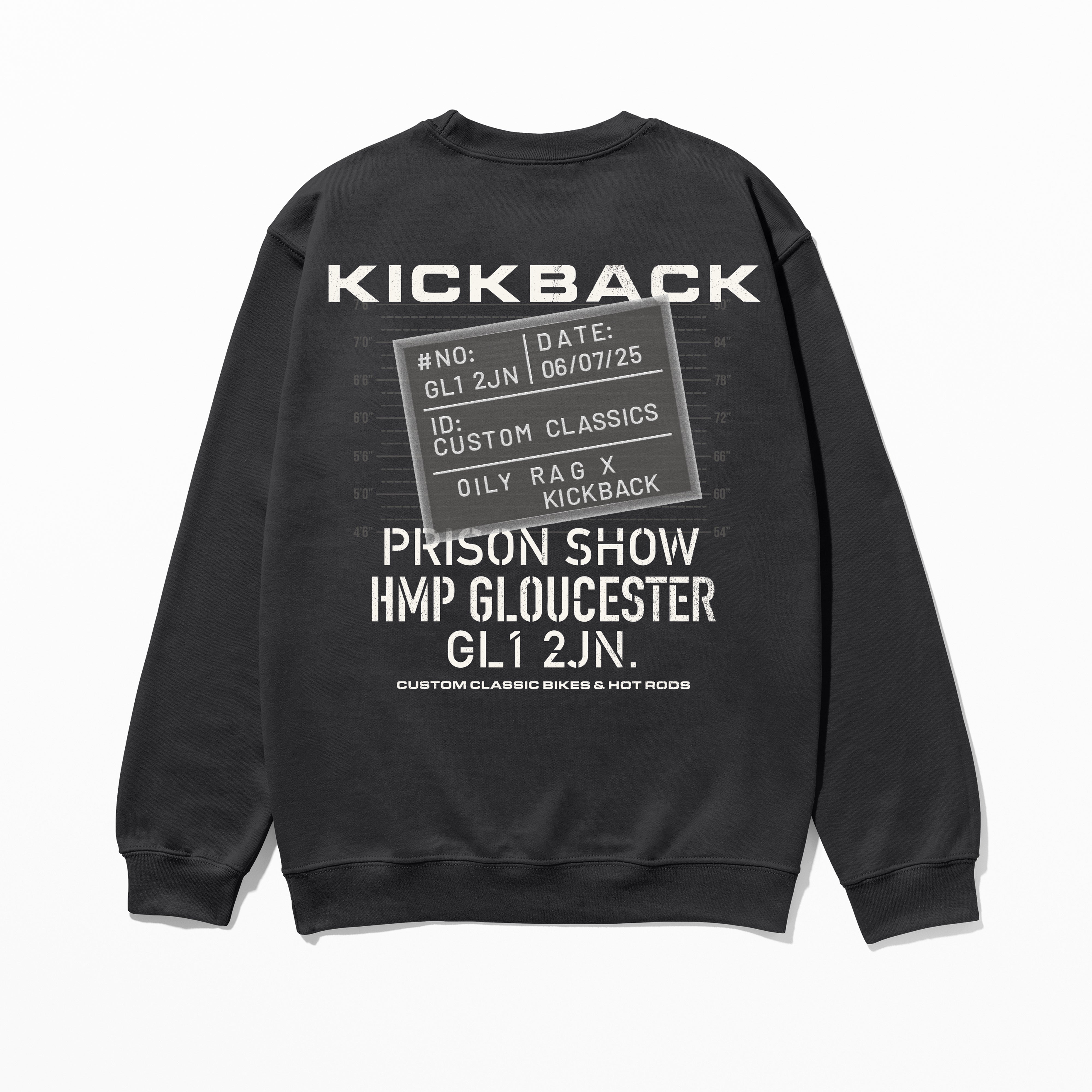 Kickback Prison Sweatshirt - Black