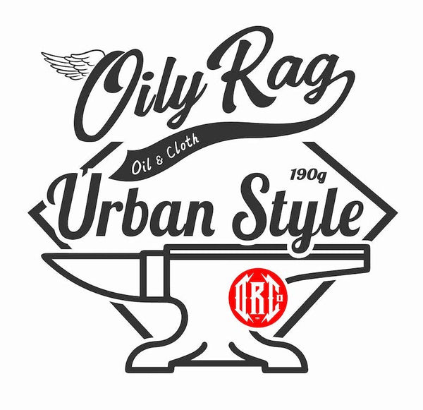 Oily Rag Co Moto Brand T-shirt - Denim Blue - Urban Style collection
