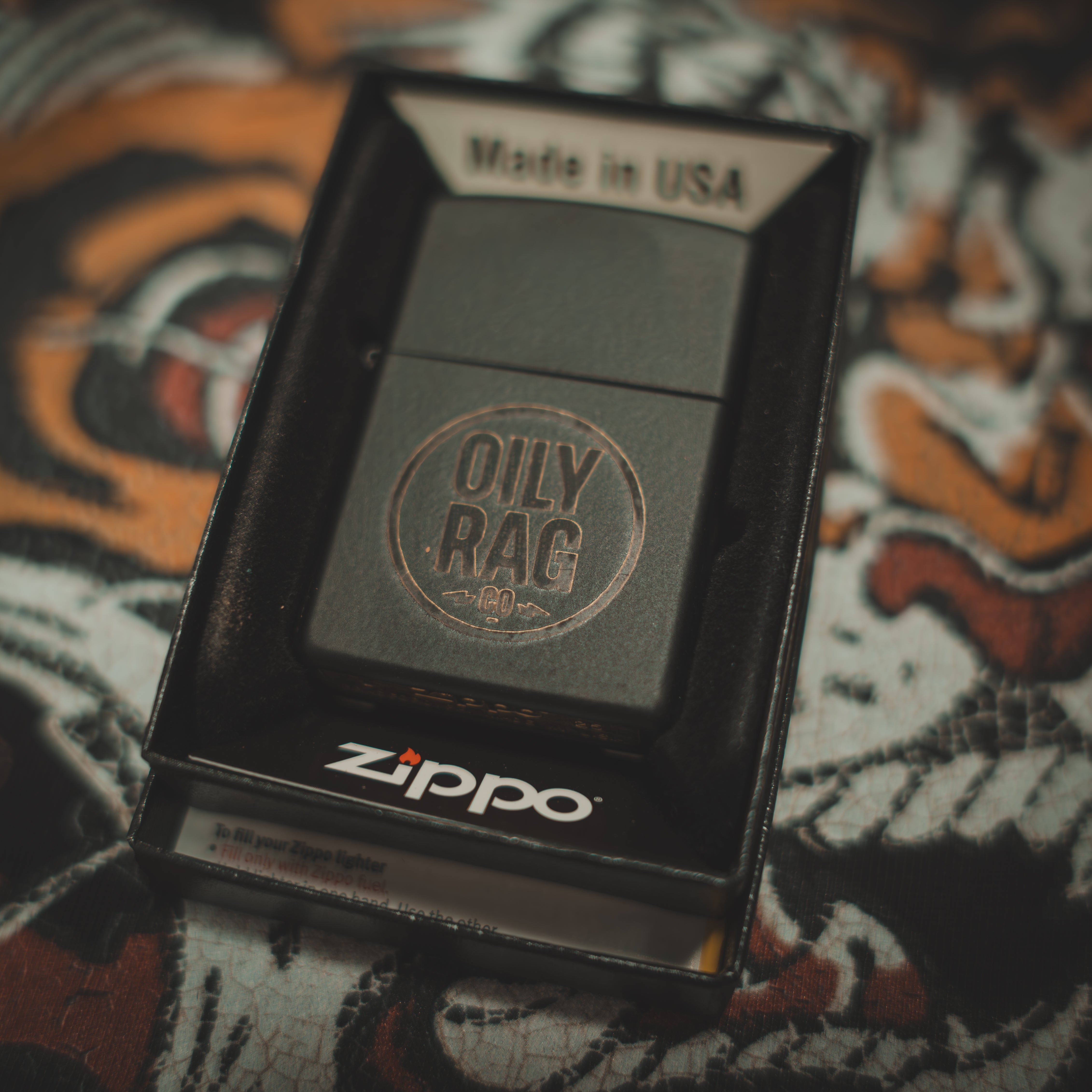 Oily Rag Zippo Lighter