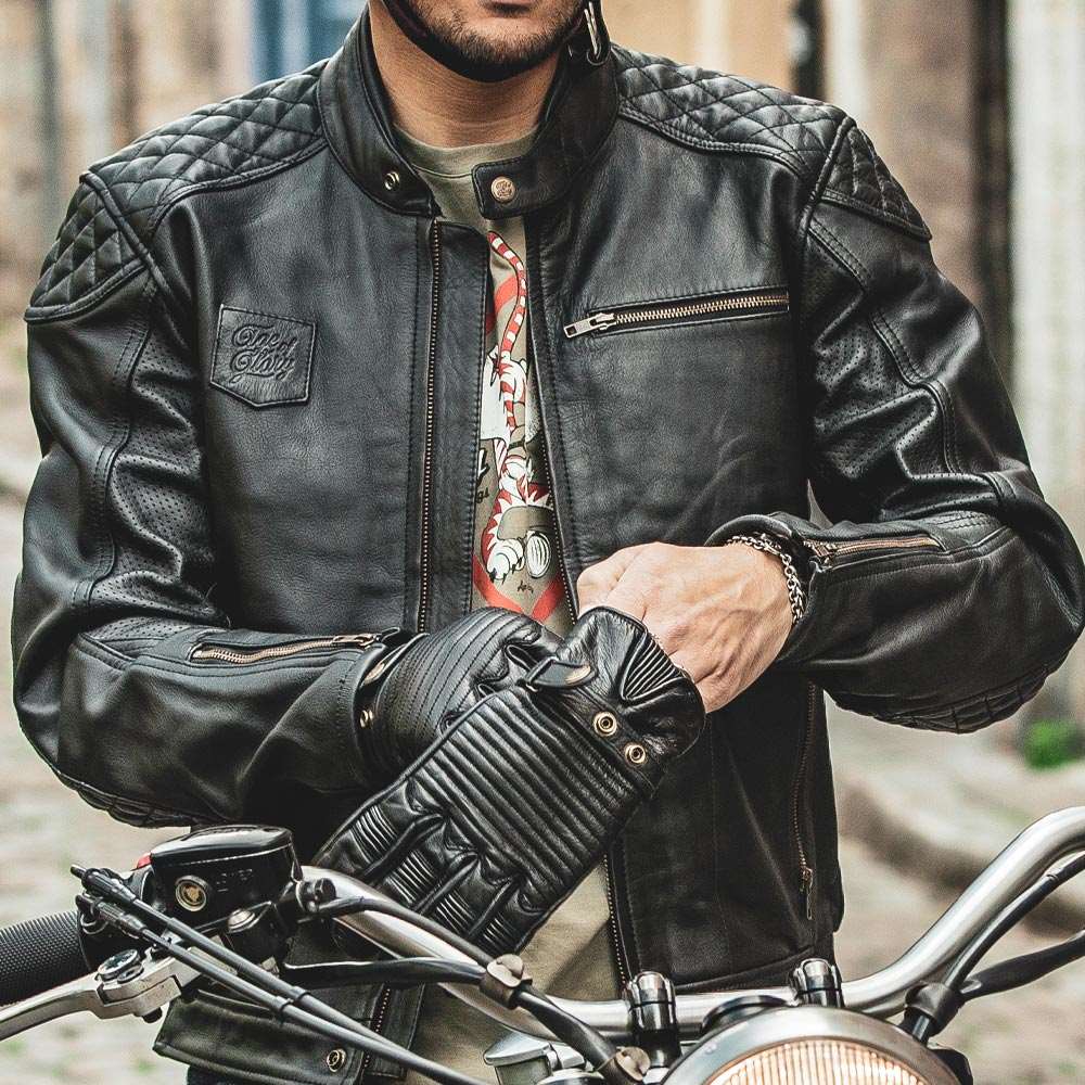 Age of Glory Rogue Leather Jacket Black