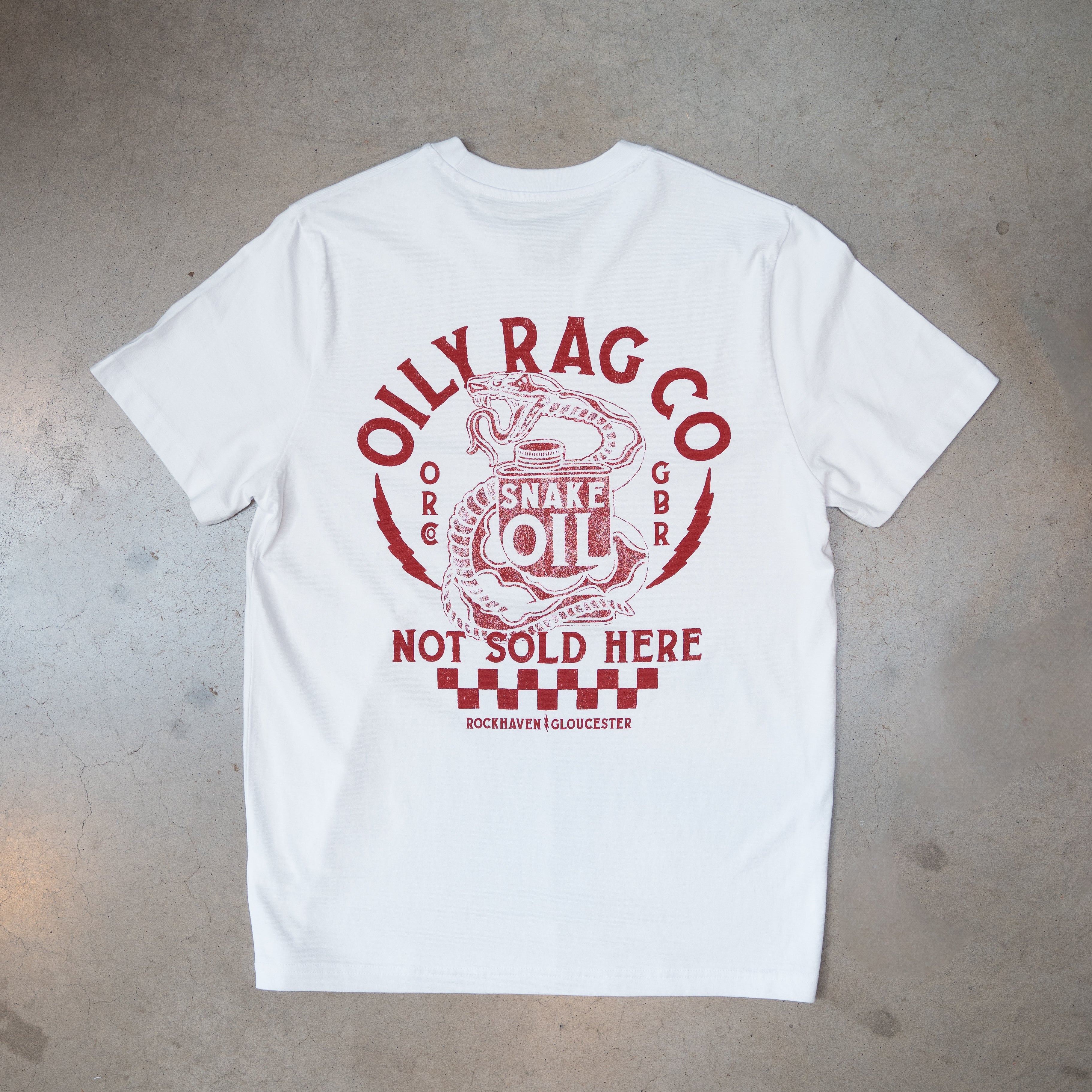 Snake Oil T-shirt - White