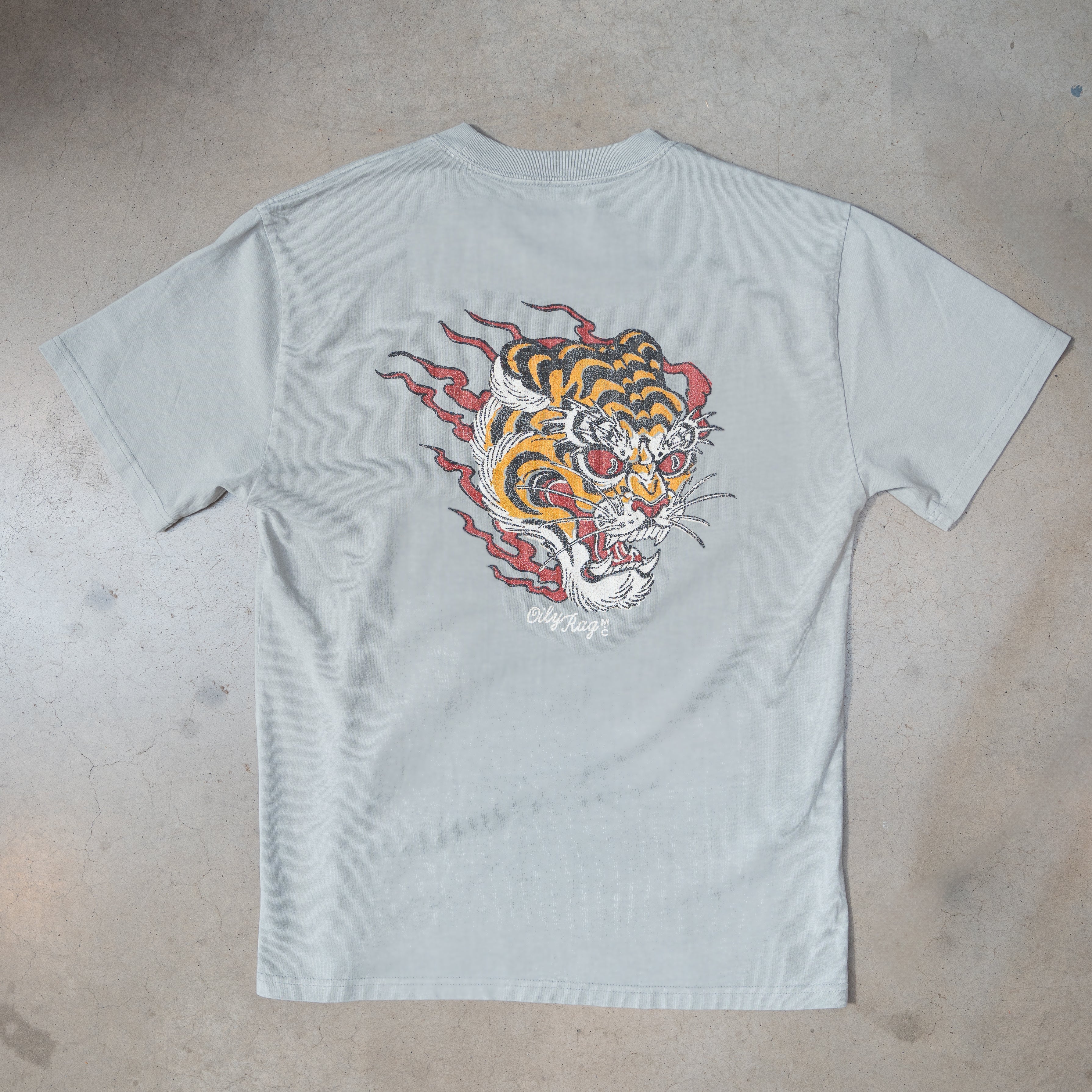 Flame & Fury T-Shirt - Silver