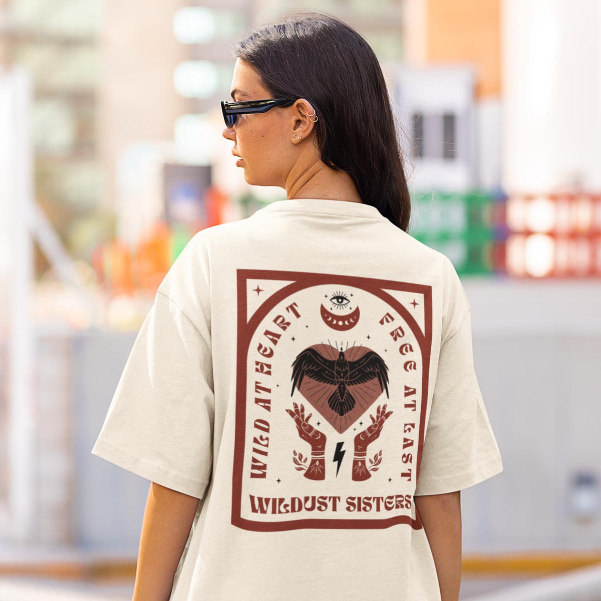 Wildust Sisters Wild Heart T-Shirt Off White