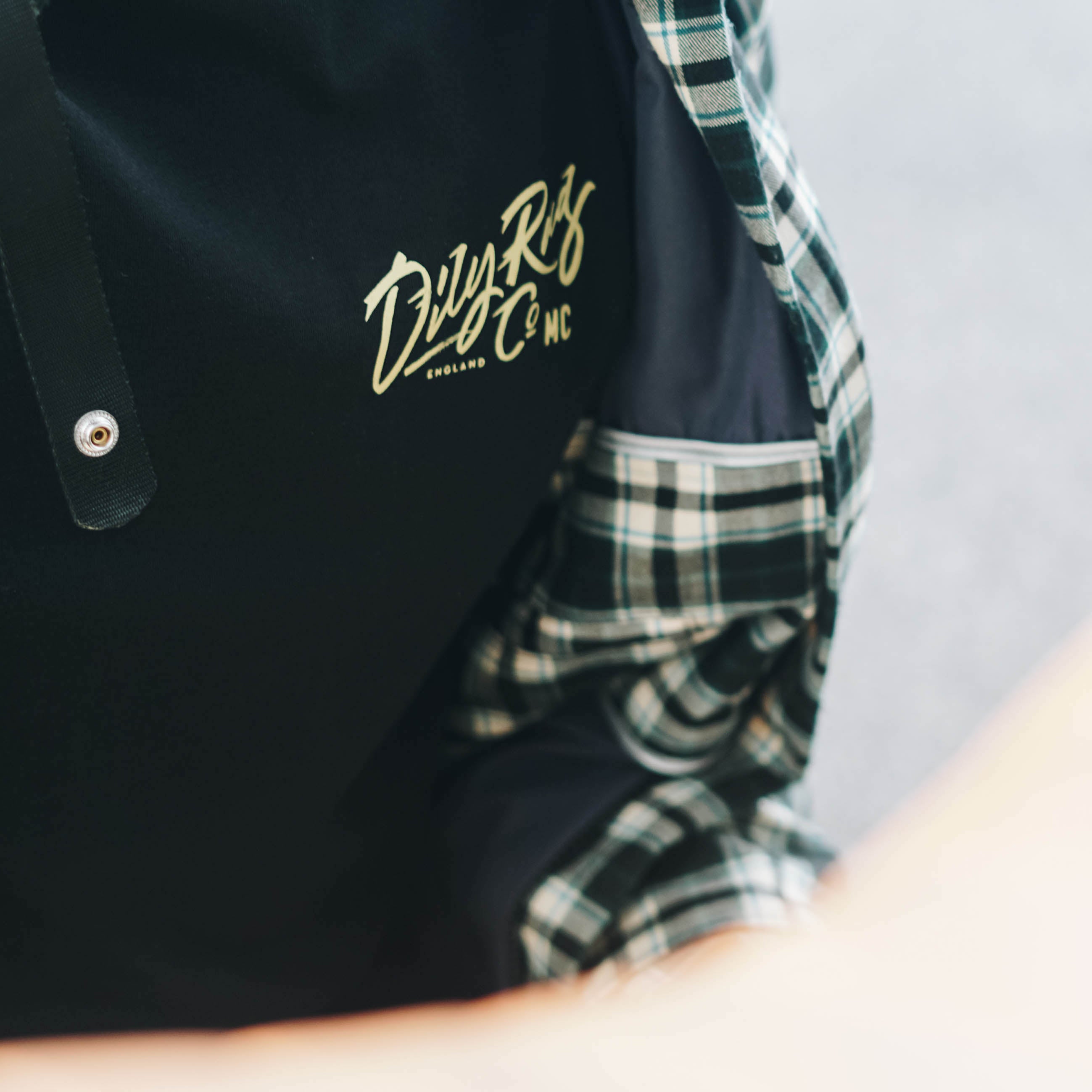 Motorcycle Club Tiger T-shirt - Back Print - Black - Black Label Collection