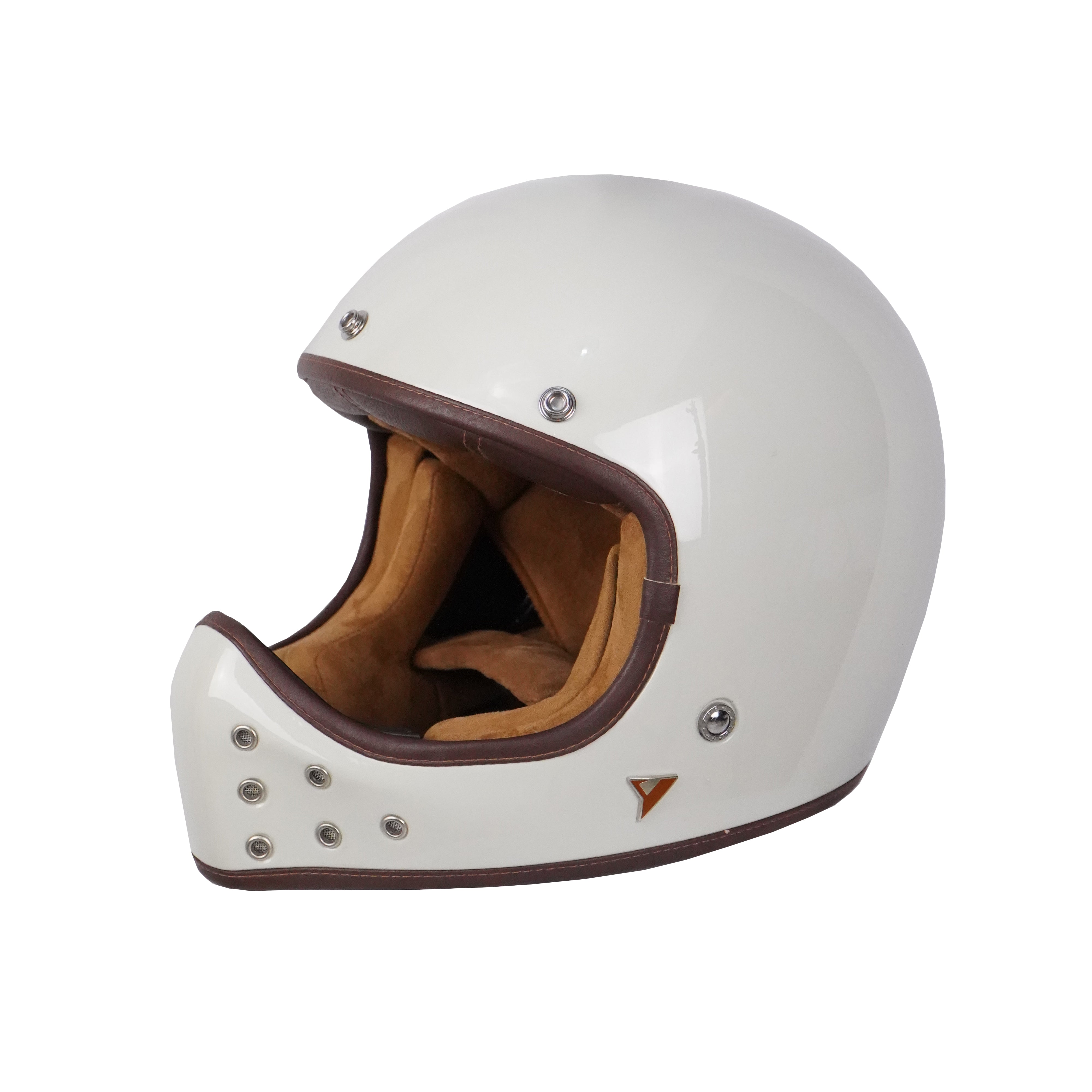 ByCity The Rock Full Face Helmet - White Bone