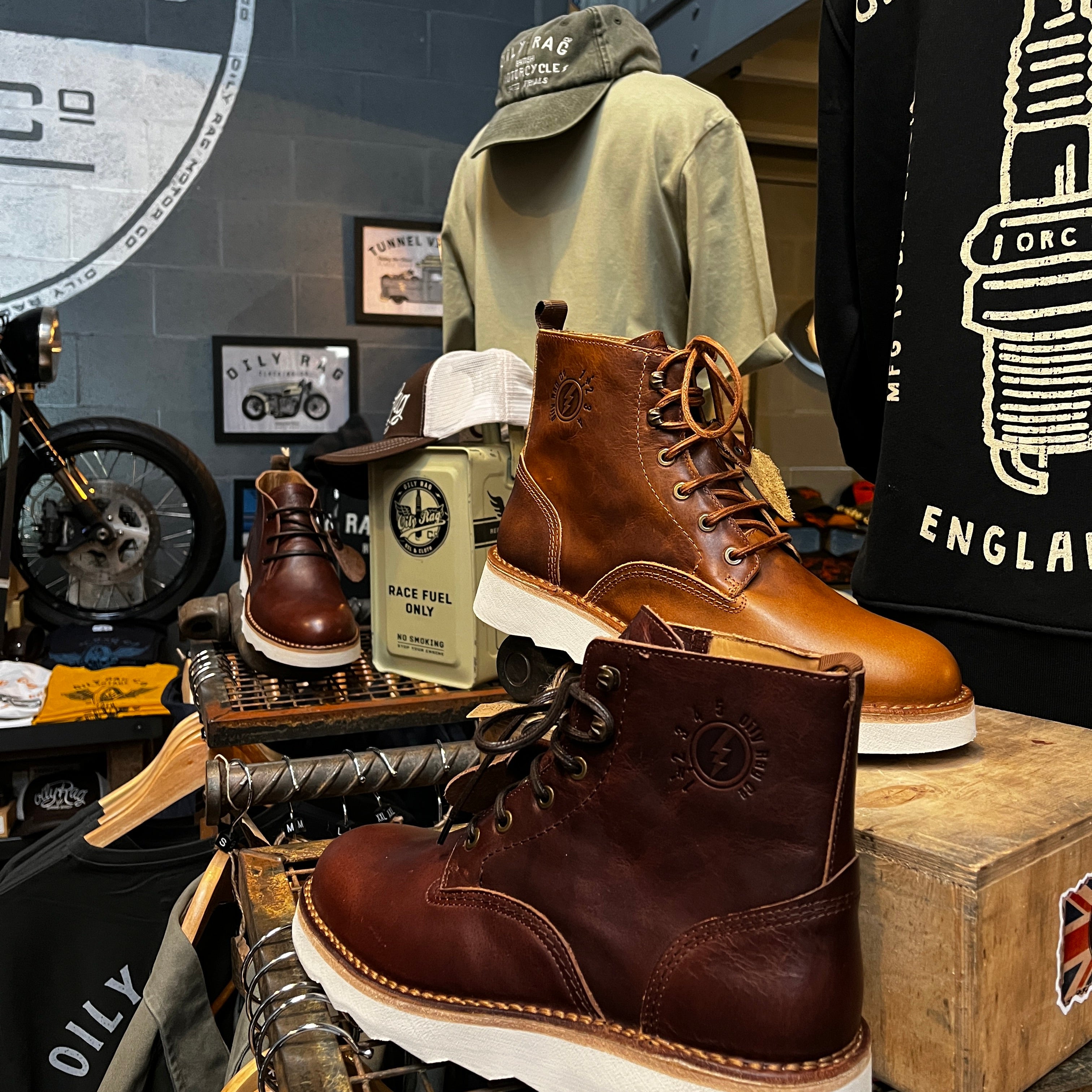 mens boots, motorcycle style, biker, brown tan leather, motorbike