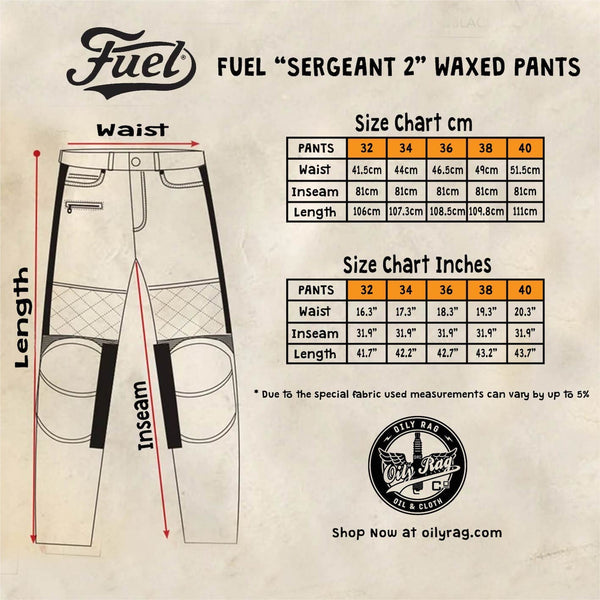 Fuel Sergeant 2 Trousers - Waxed Denim