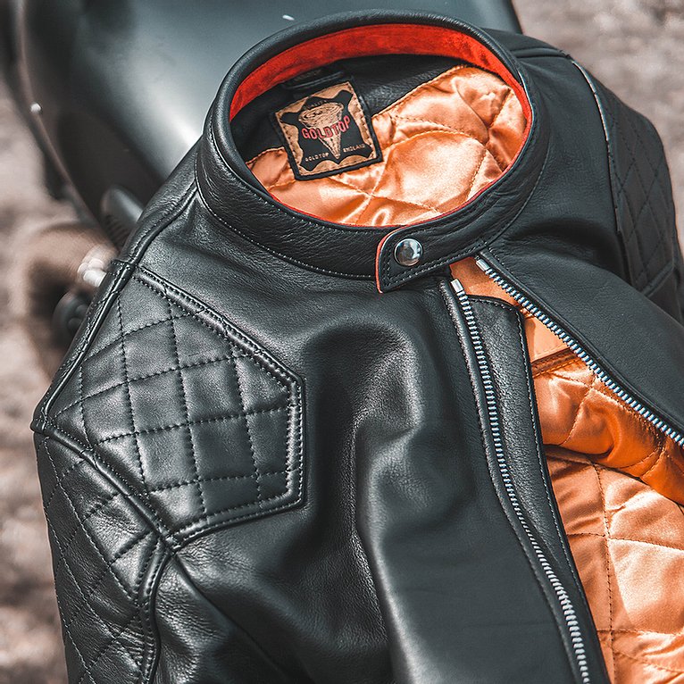 GOLDTOP - The '76 Cafe Racer - Black (CE armoured)