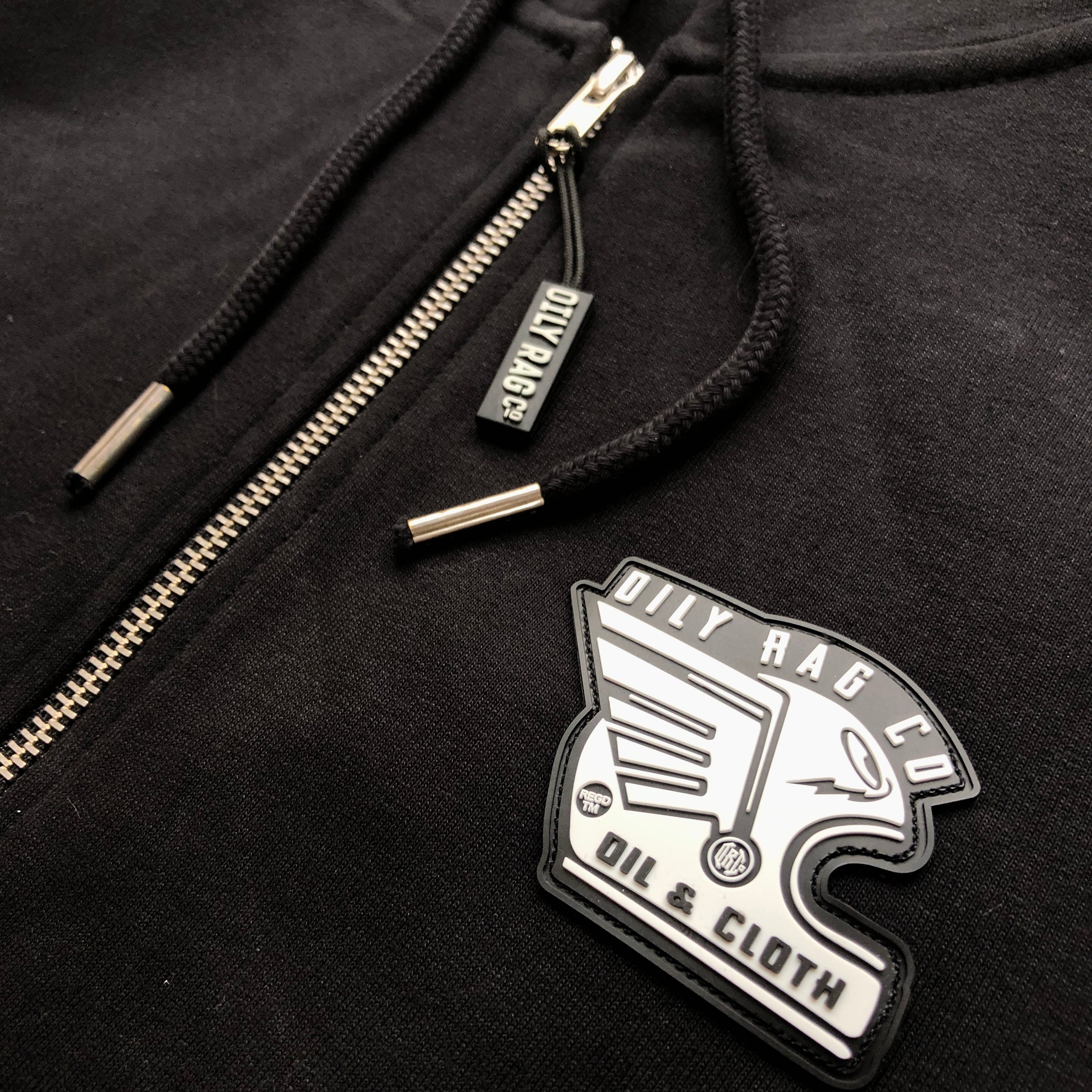 Oil Rag Co. Winged Helmet sew on PVC rubber badge