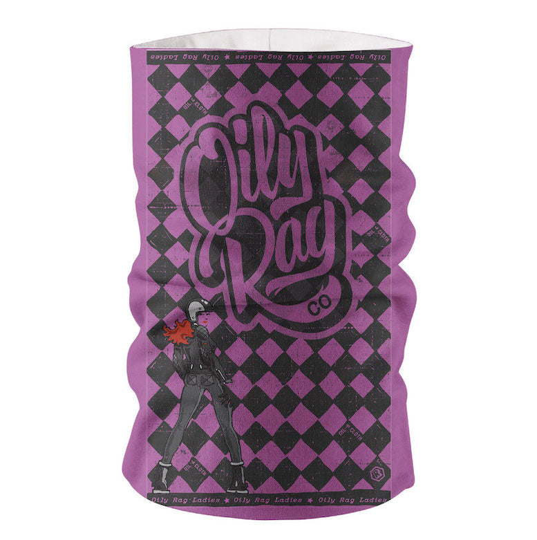 Oily Rag Lady TooB - Purple - Multi-funtional Face Protection. | Oily Rag Co