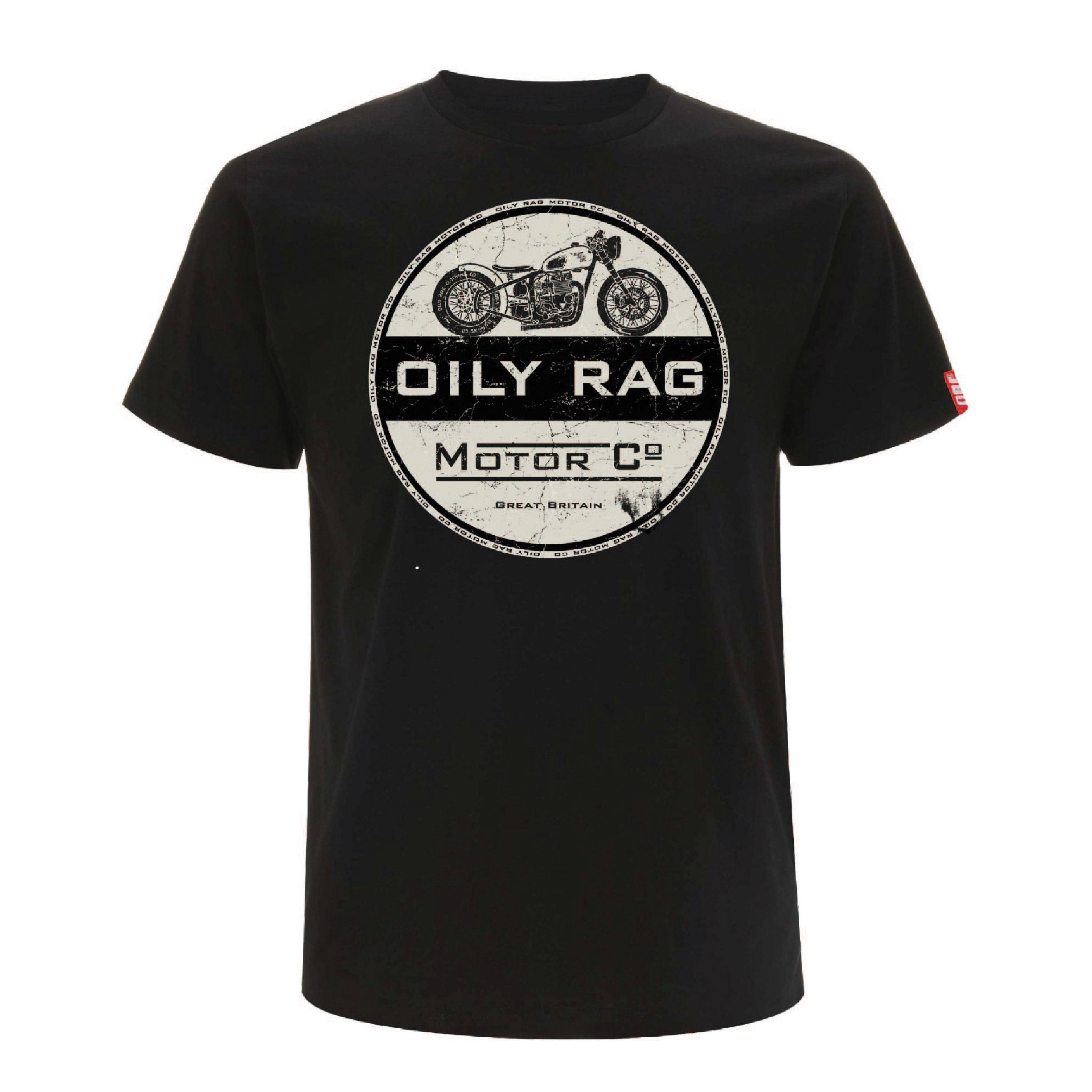 Motor Co T-shirt - Black - Black Label Collection | Oily Rag Co