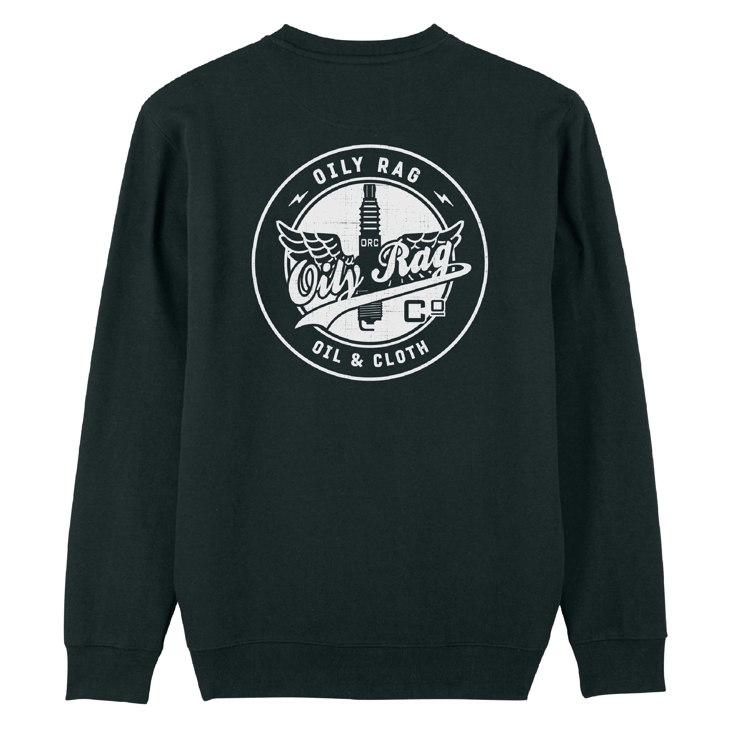 Works Team Crew Neck Sweatshirt - Black