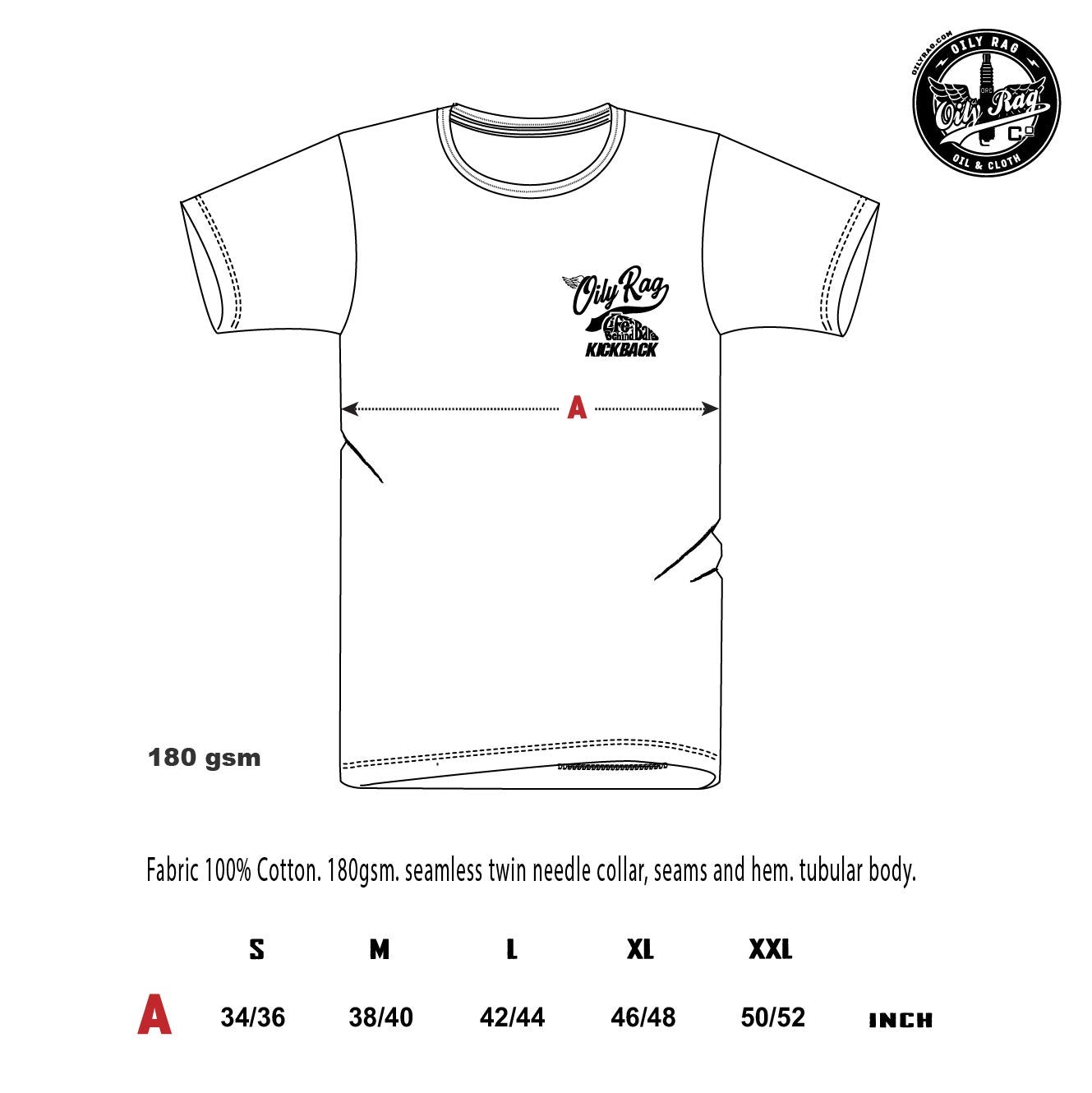 Kickback Prison Tee - Back Print - Black