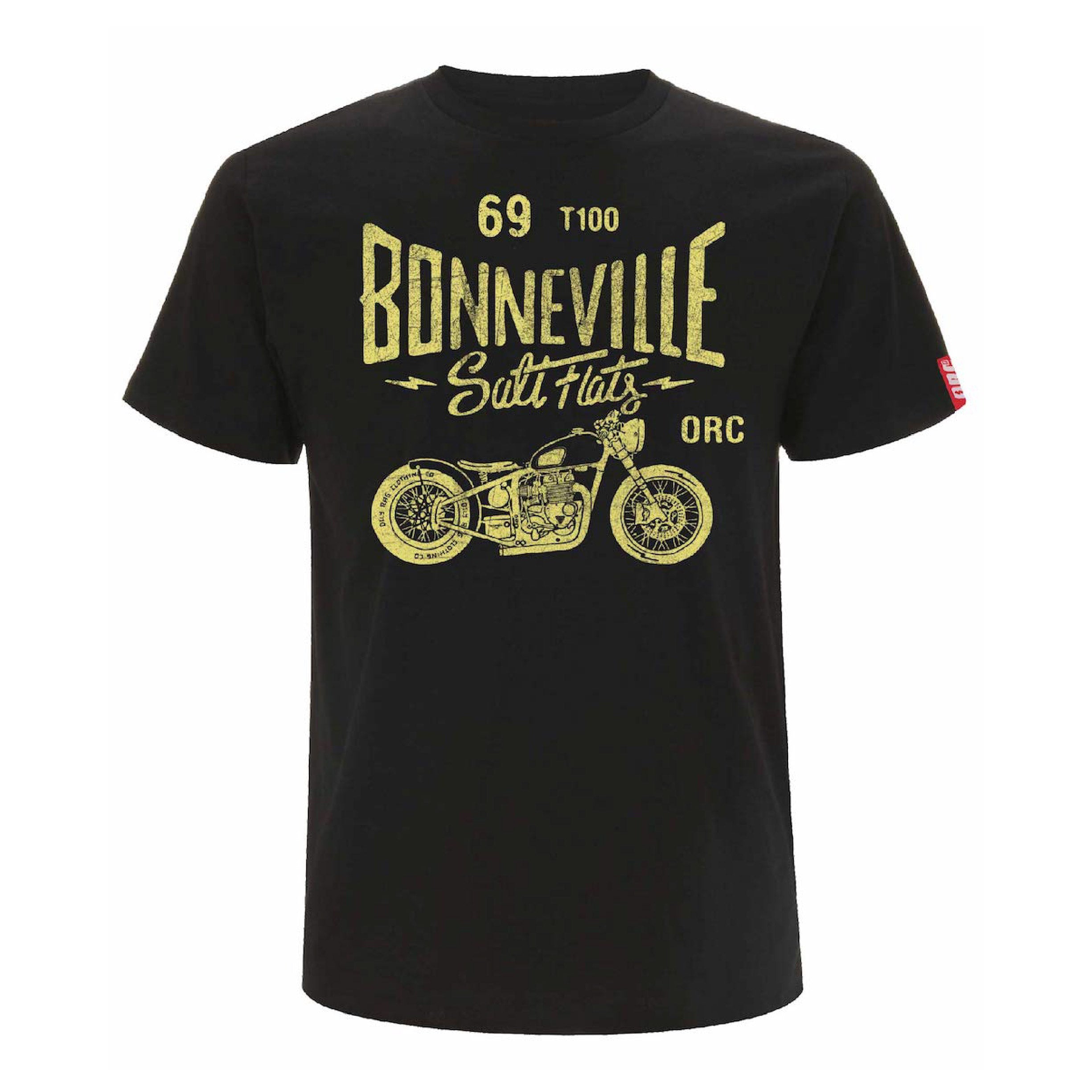 Bonneville Salt Flats T-Shirt - Black - Black Label Collection | Oily Rag Co
