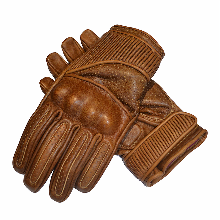 GOLDTOP Viceroy Gloves - Waxed Brown / Silk Lined