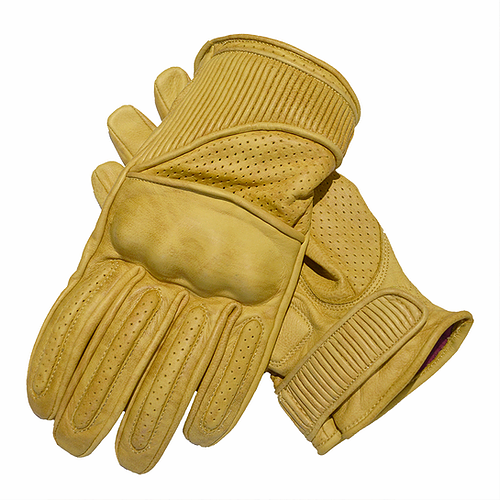 GOLDTOP Viceroy Gloves - Tan / Silk Lined