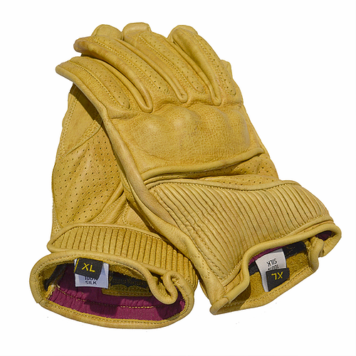 GOLDTOP Viceroy Gloves - Tan / Silk Lined