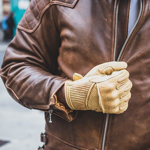 GOLDTOP Viceroy Gloves - Tan / Silk Lined