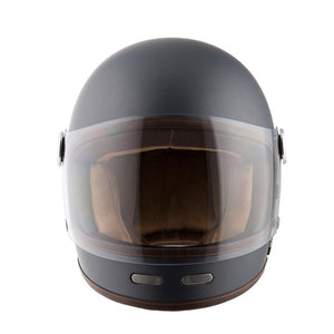 By City - By City Roadster Matte Grey Full Face Helmet - Helmets - Salt Flats Clothing