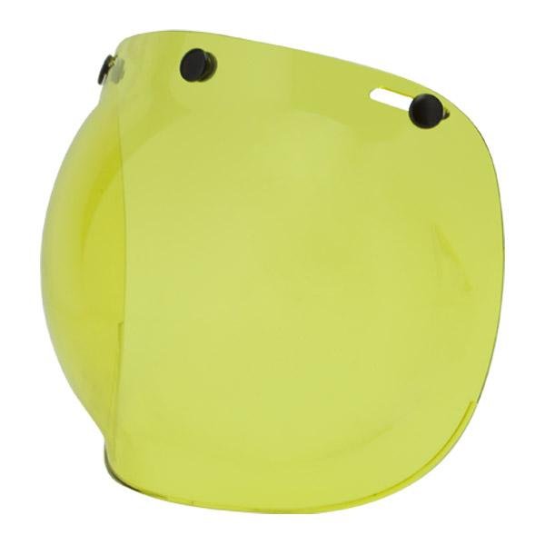 By City Two Strokes Helmets Yellow Bubble Visor | Oily Rag Co