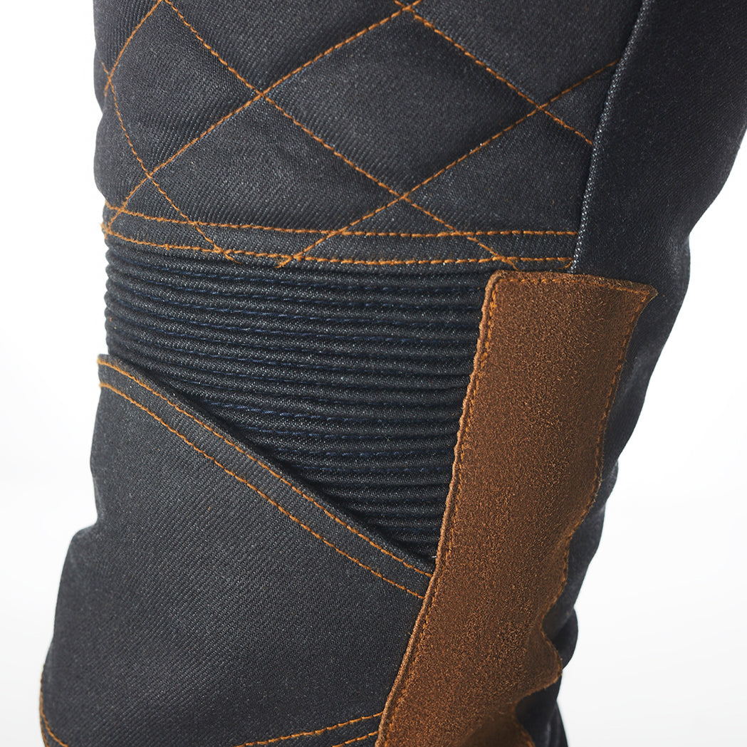 wax waxed denim motorcycle amour safety jeans