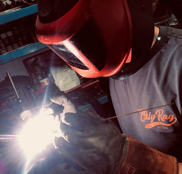 welder, welding, fabrication, workman, mask, orange, black tshirt