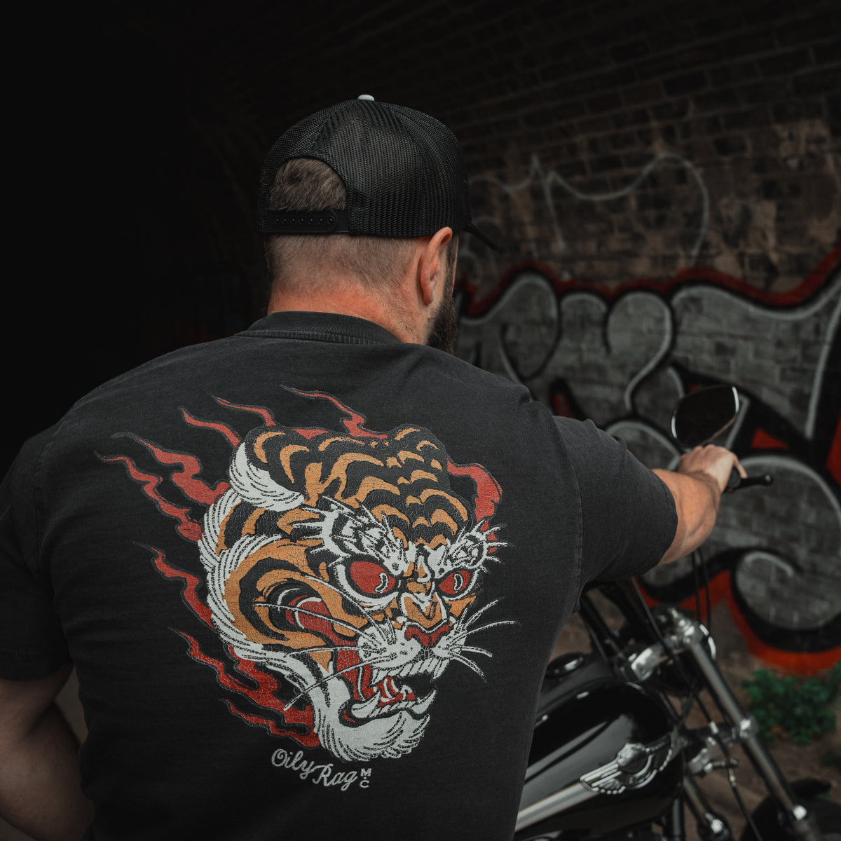 Flame & Fury T-Shirt - Vintage Black