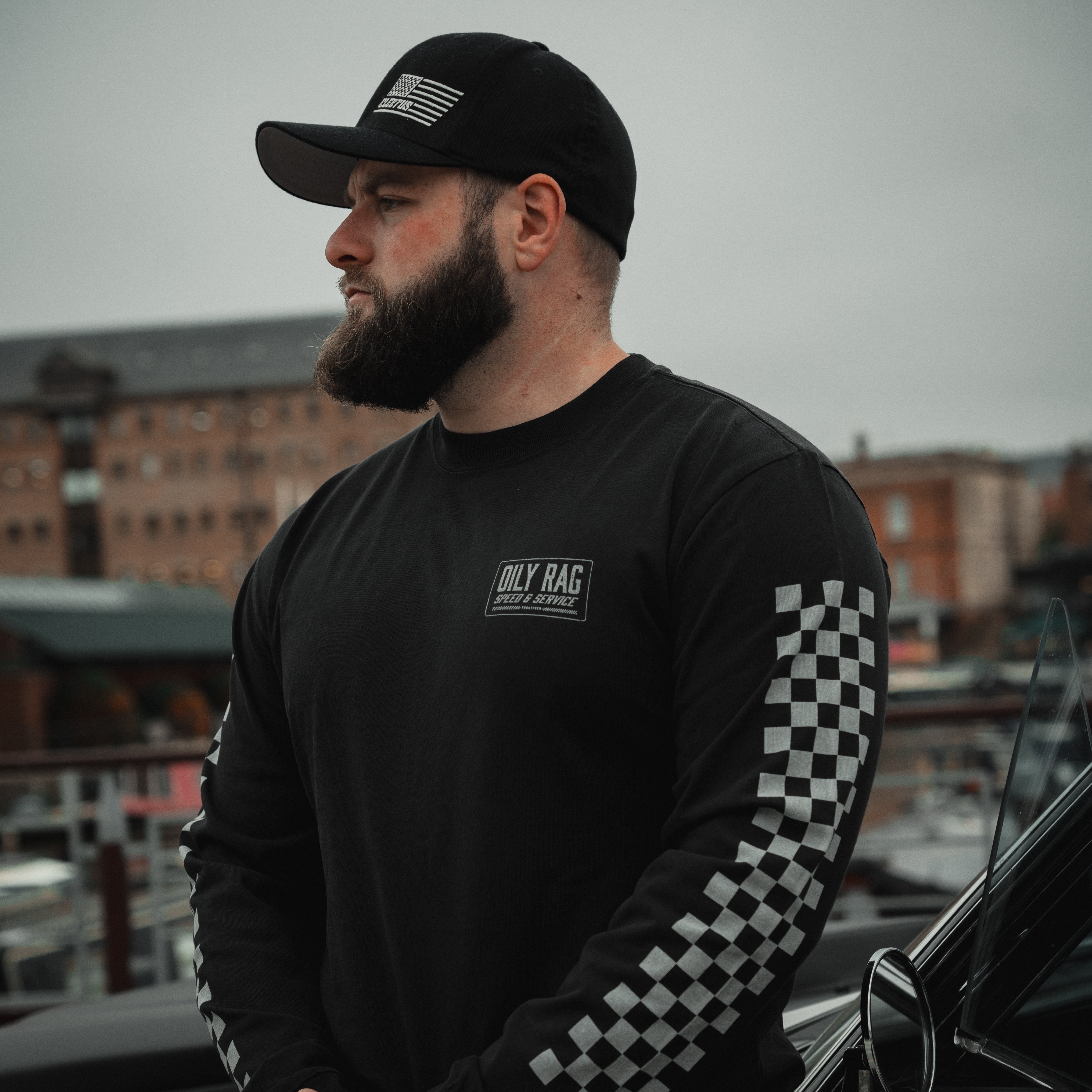 Speed & Service L/S T-Shirt - Vintage Black