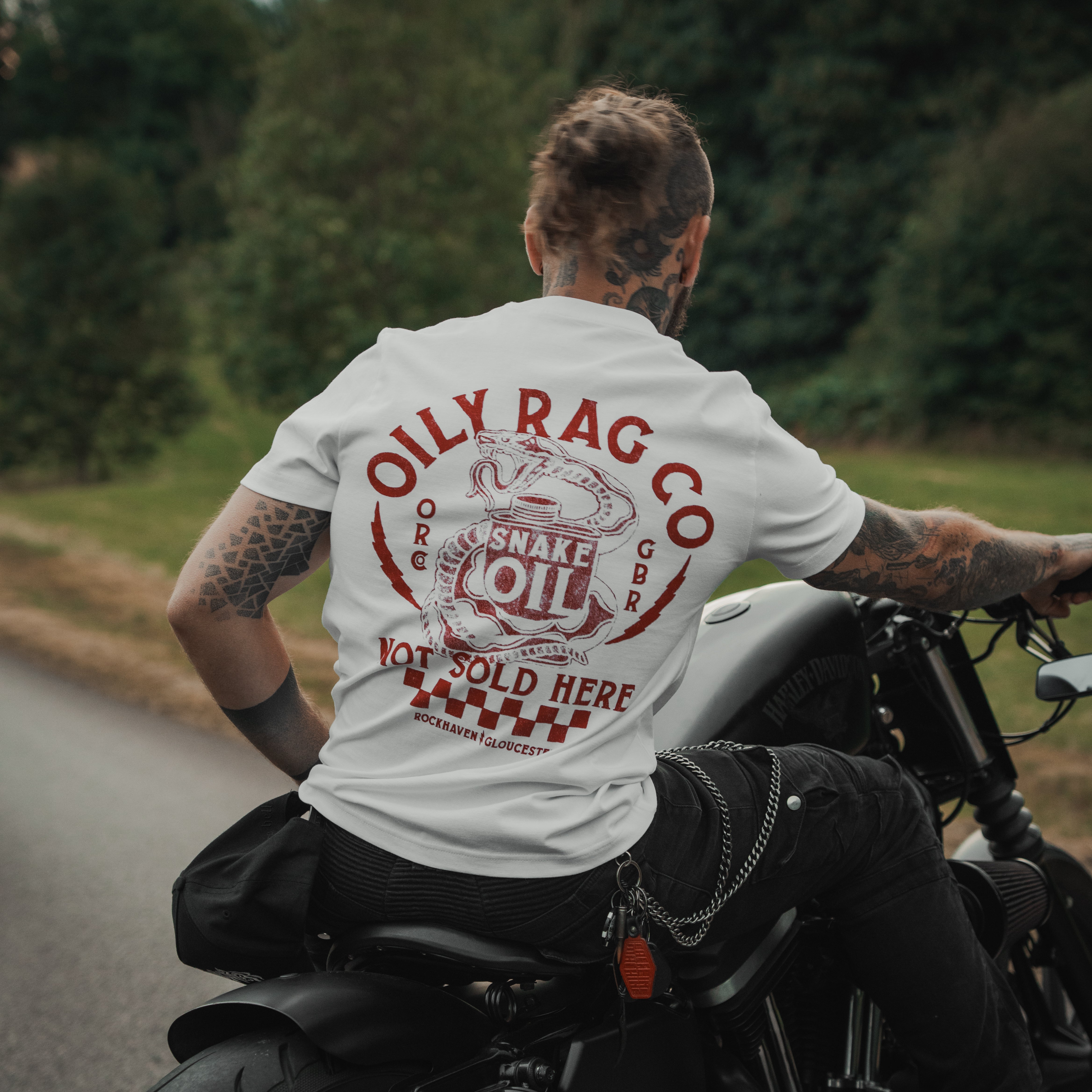Snake Oil T-shirt - White