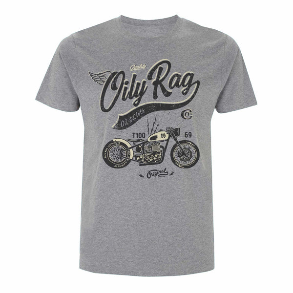 grey mens tshirt, bobber motorcycle, custom made bike, t100, triumph motorcycle, biker, bike 