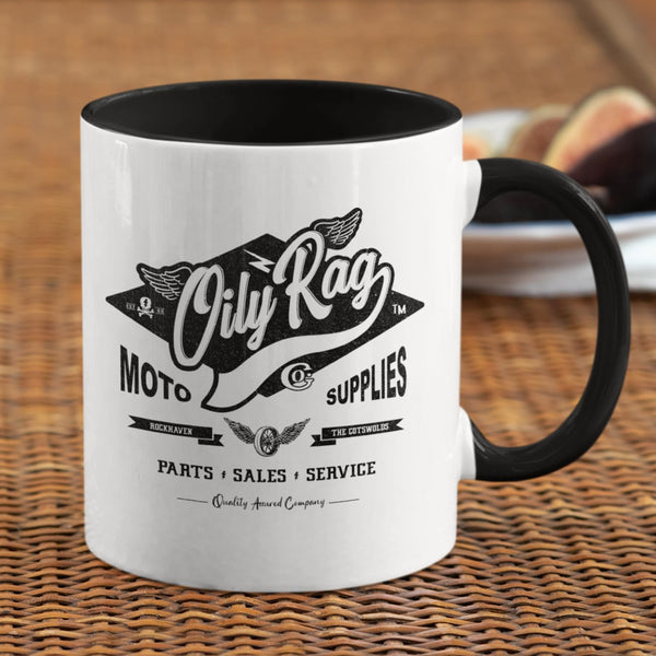 Oily Rag Co Moto Supplies Coffee/Tea Mug + Free coaster
