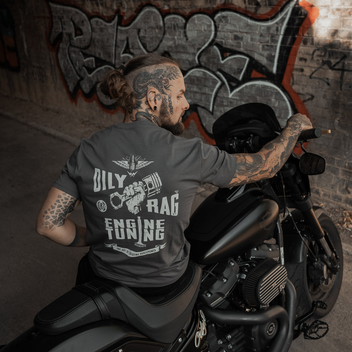 Engine Tuning Artisan T-shirt - Back Print - Graphite