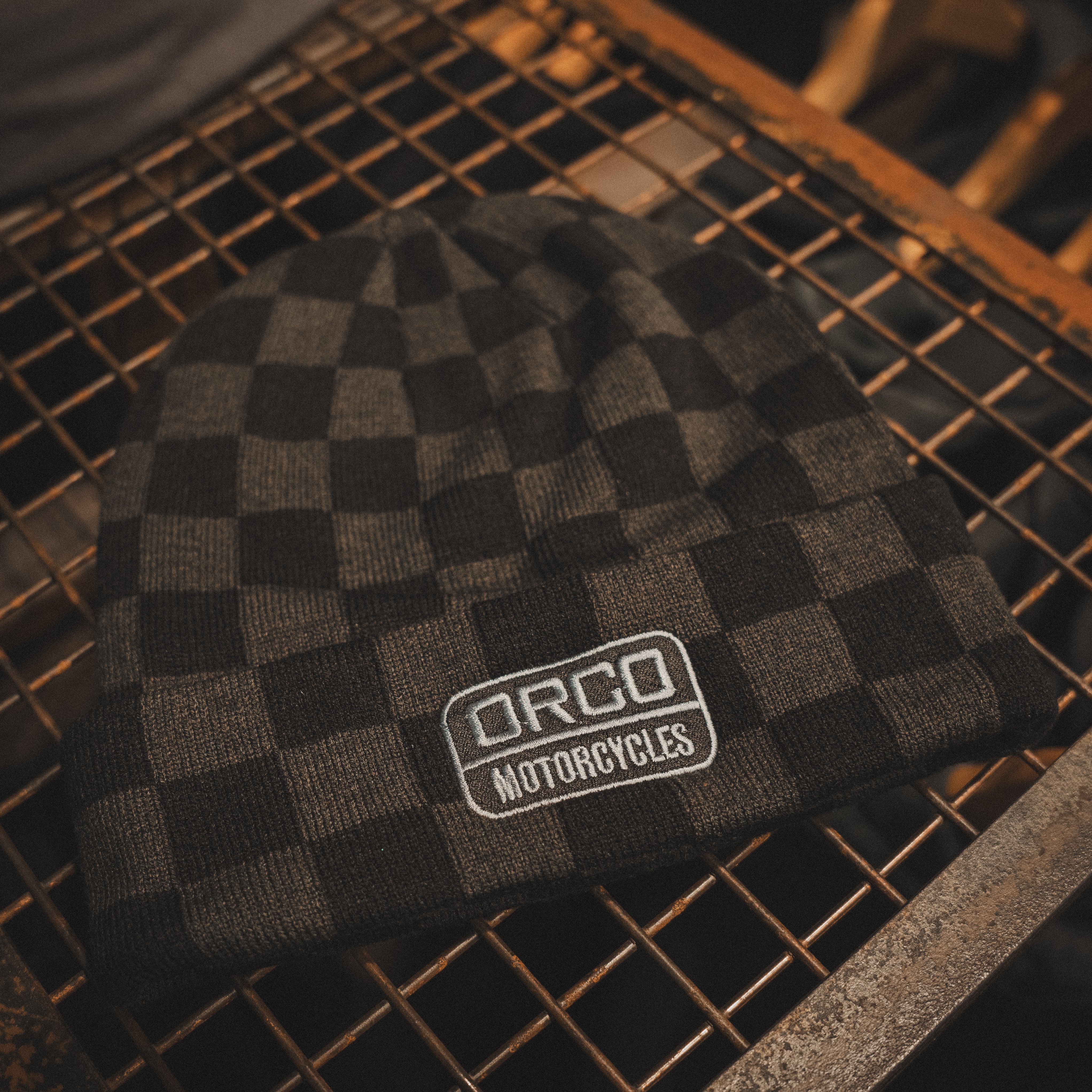 Oily Rag Checker Beanie