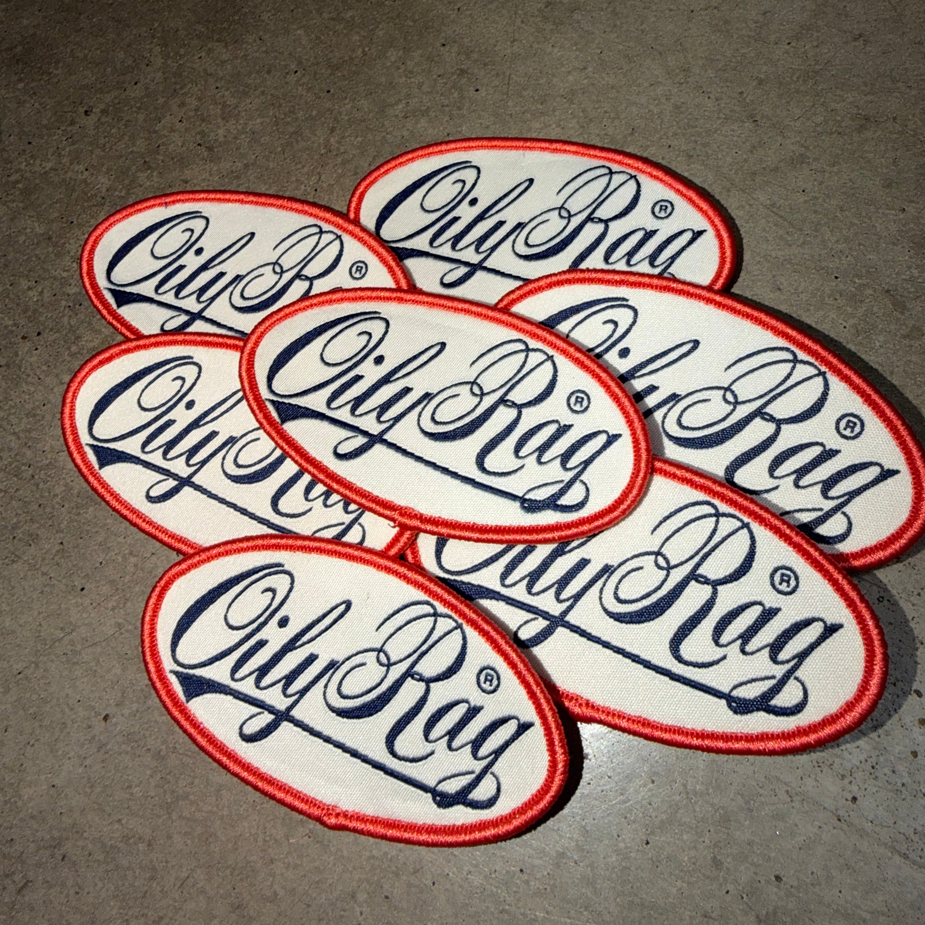 Workshop patch - White/Red